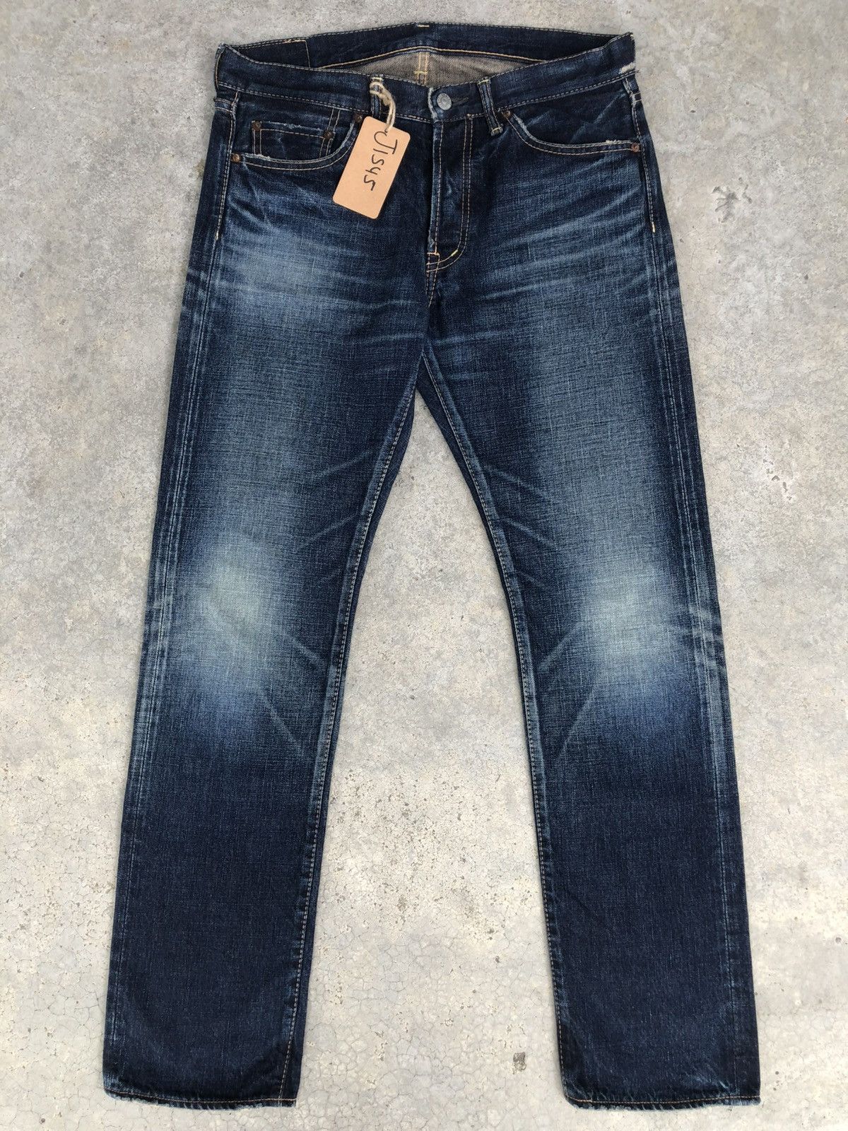 OMNIGOD Japanese OMNIGOD 50053 Distressed Jeans Selvedge Jeans Size US 32 / EU 48 - 1 Thumbnail