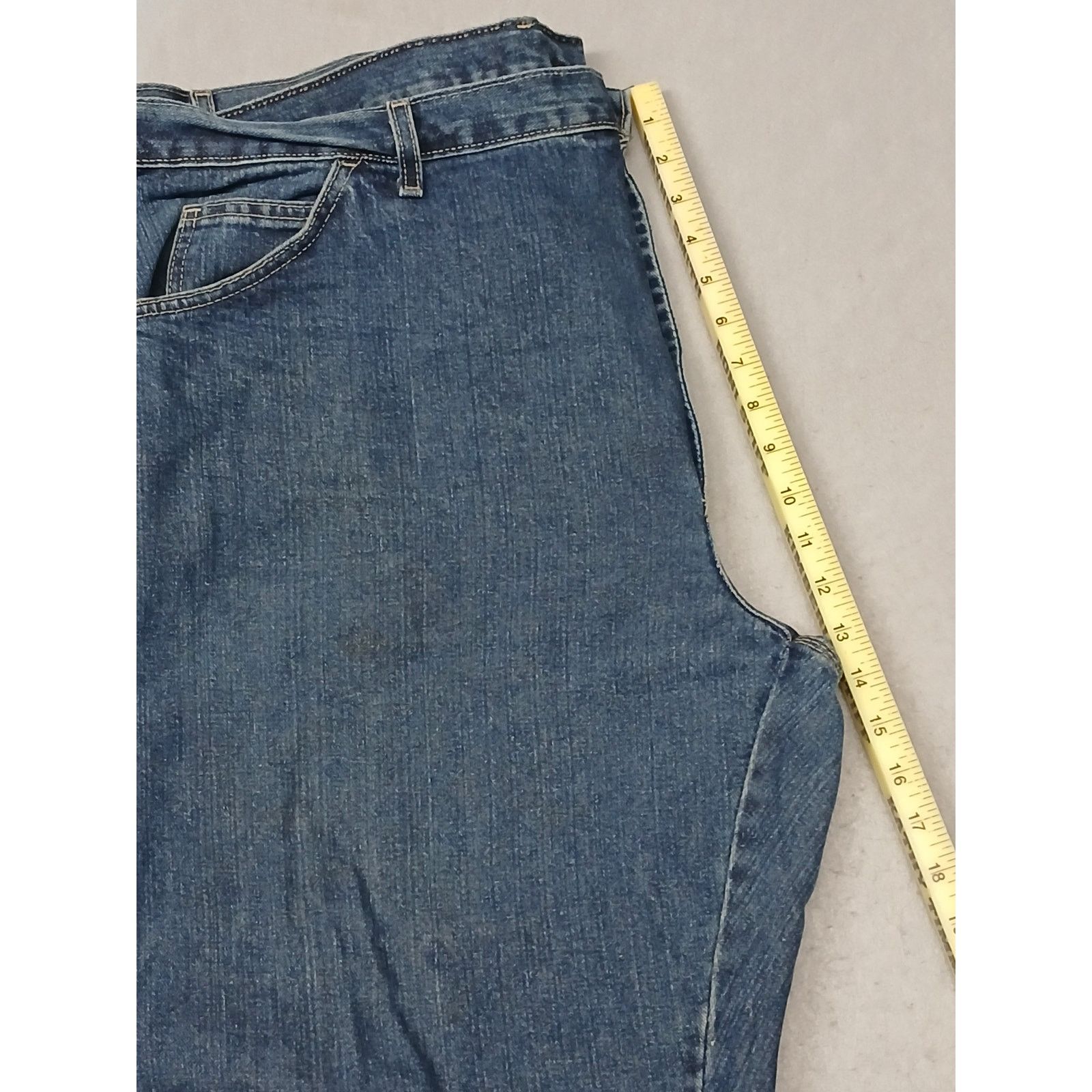 Dickies Dickie's (44x32) Men's Relaxed Carpenter Blue Denim Jeans Size US 44 / EU 60 - 7 Thumbnail