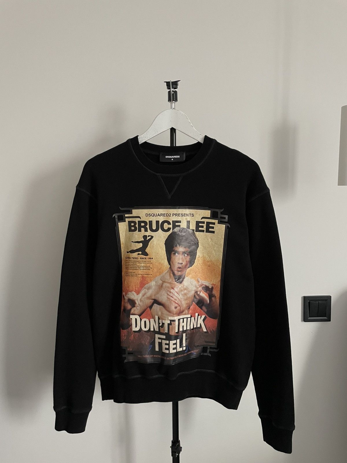 Dsquared2 Dsquared2 Bruce Lee Sweatshirt “Don’t Think Feel ! “ RARE Size US M / EU 48-50 / 2 - 1 Thumbnail