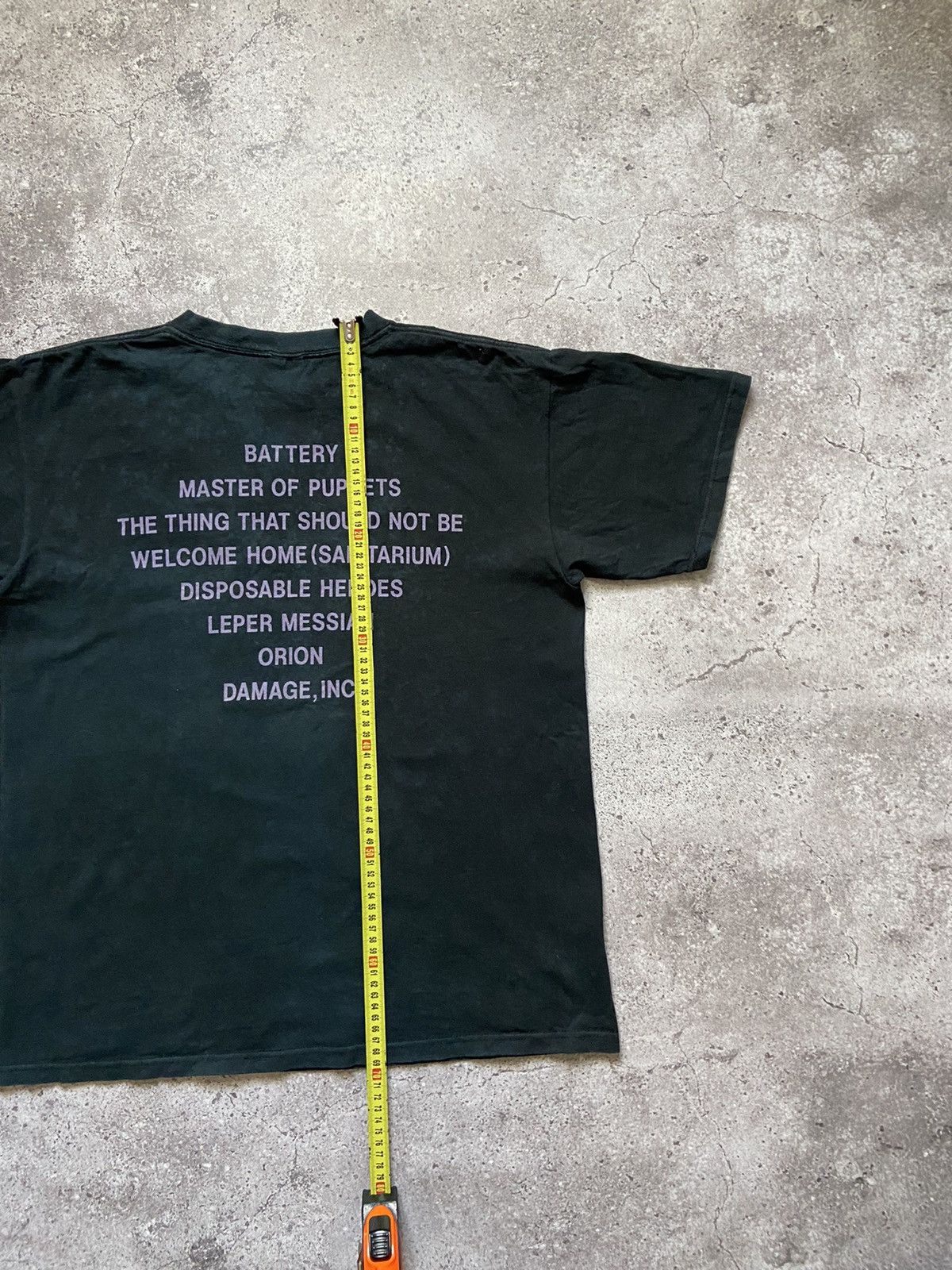 Band Tees × Metallica × Vintage Vintage 1994 Metallica Master Of Puppets Graphic T Shirt Size US L / EU 52-54 / 3 - 6 Thumbnail