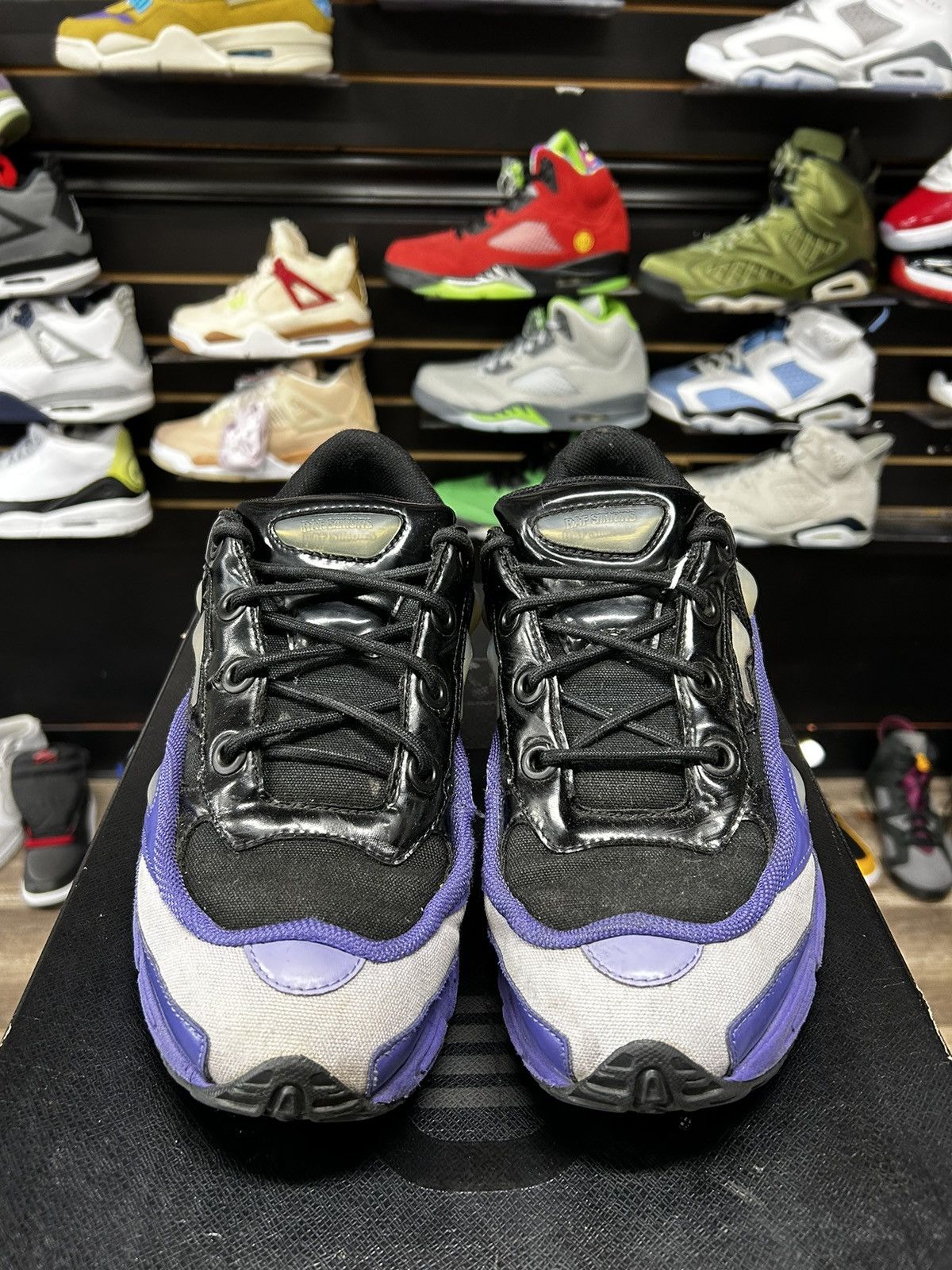 black and purple raf simons