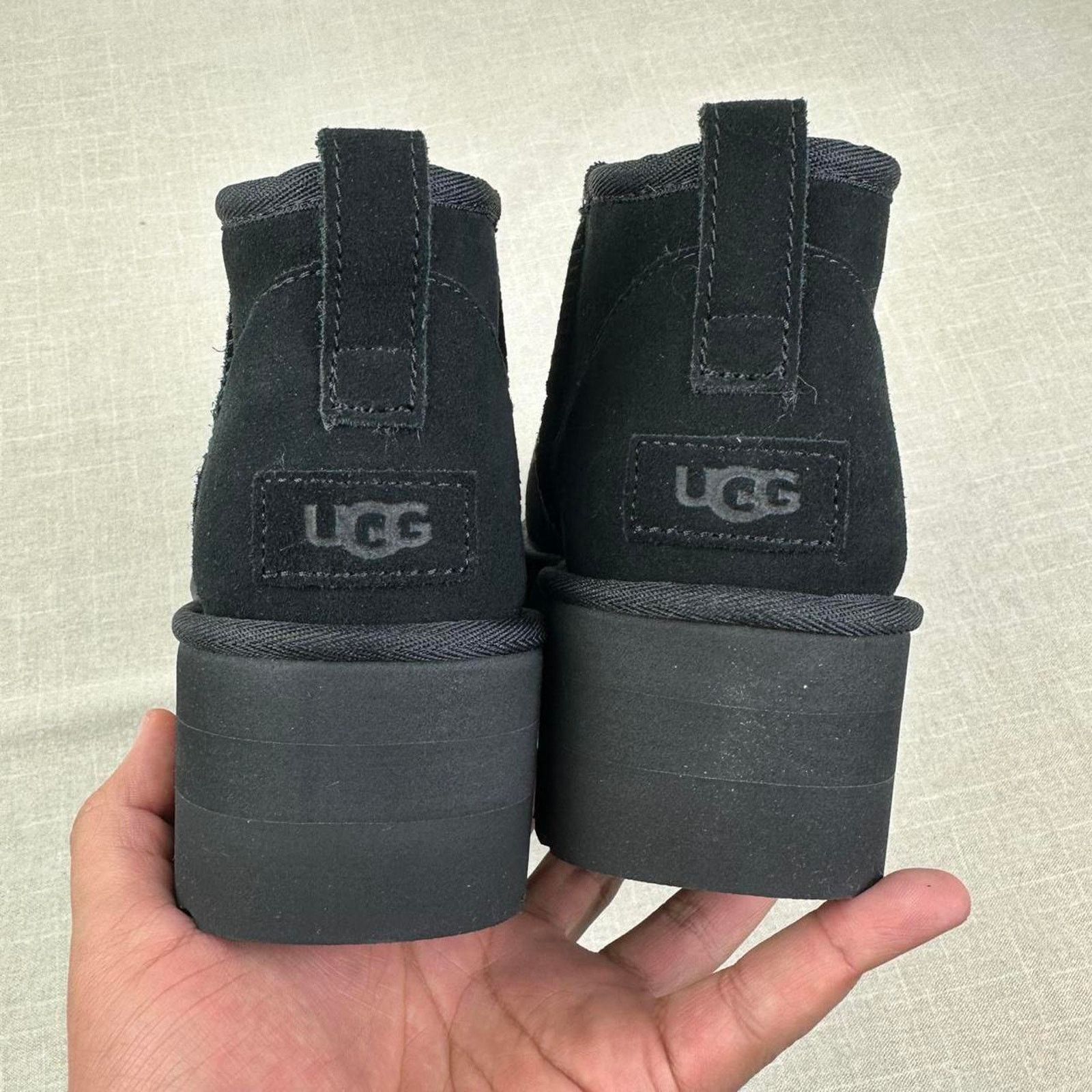 Ugg 🖤 UGG Classic Ultra Mini Platform "Black" 9W Size US 9 / IT 39 - 5 Thumbnail