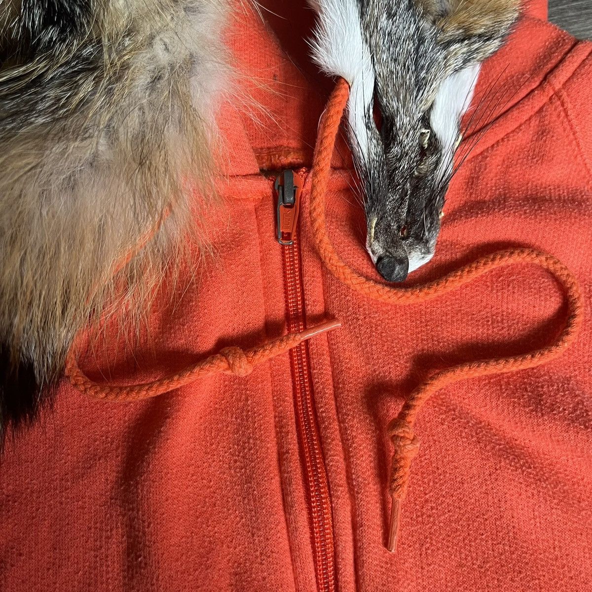 Kentucky Boy Tyler Kentucky Boy Tyler Fox Pelt Fur Thermal Lined Zip Up Hoodie Size US S / EU 44-46 / 1 - 4 Thumbnail