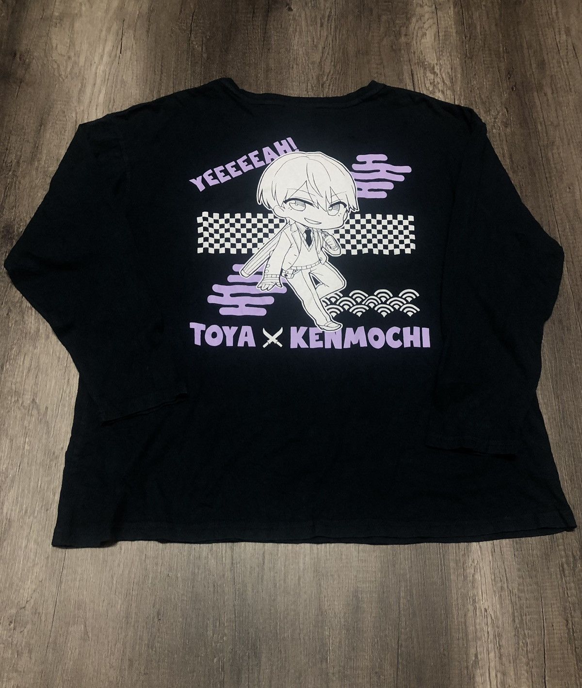 Anime × Cartoon Network × Japanese Brand Vintage Anima Toya x Kenmochi Long Sleeve Tee Shirt Size US XL / EU 56 / 4 - 9 Thumbnail