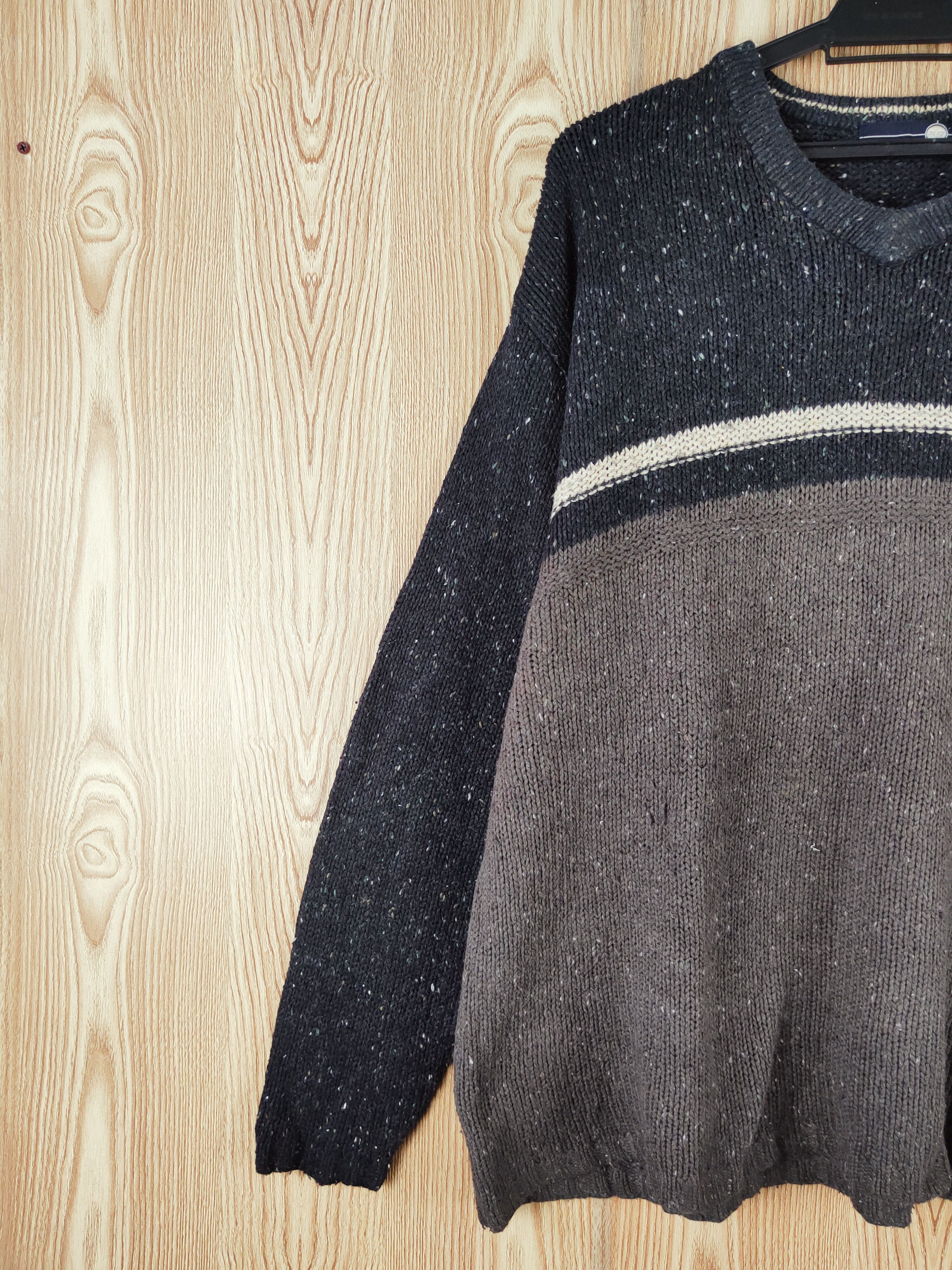 Japanese Brand × Vintage COOL DESIGN 💥N9 Black Knitwear Long Sleeve T-shirts Size US XL / EU 56 / 4 - 3 Thumbnail