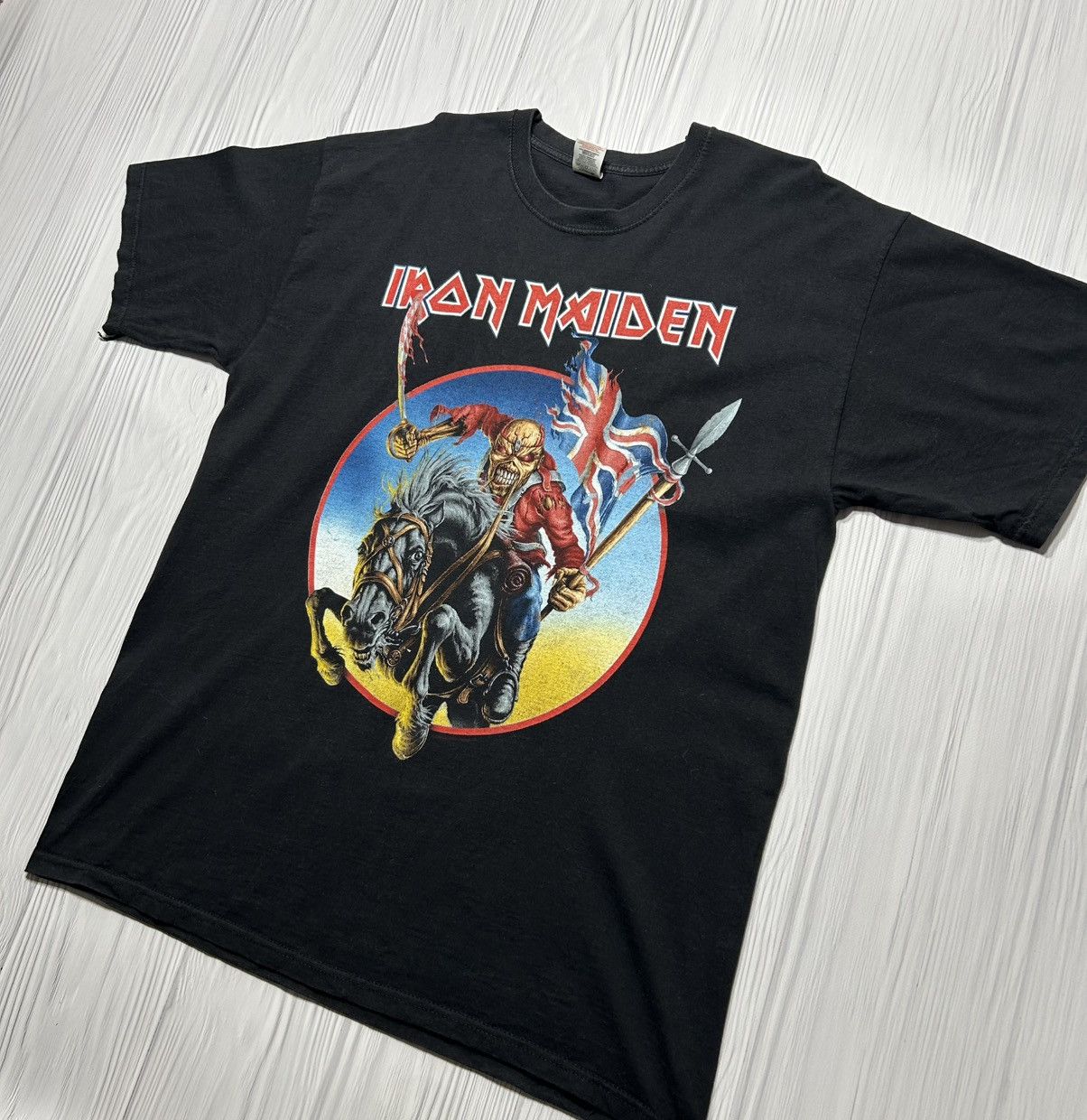 Band Tees Vintage Iron Maiden Tour 2013 T-Shirt Size XL Size US XL / EU 56 / 4 - 3 Thumbnail