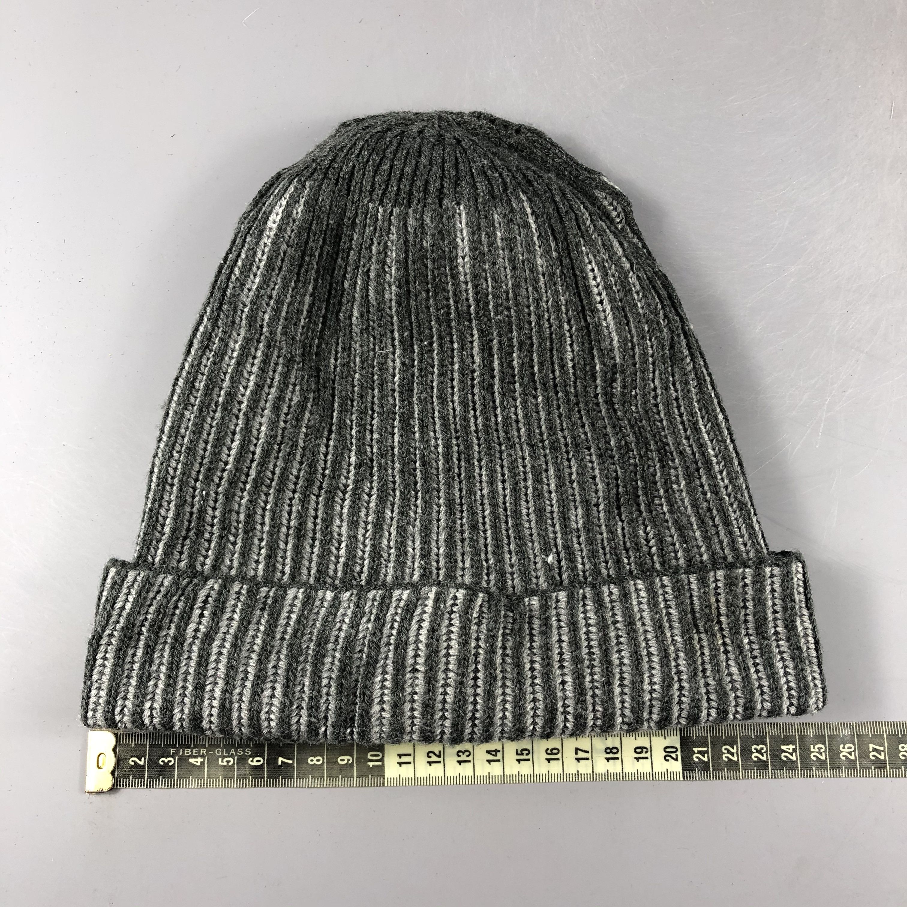 Japanese Brand × Vintage Unknown Stripe Ribbed Beanie Snow Hat Snow Cap -D426 Size ONE SIZE - 4 Thumbnail