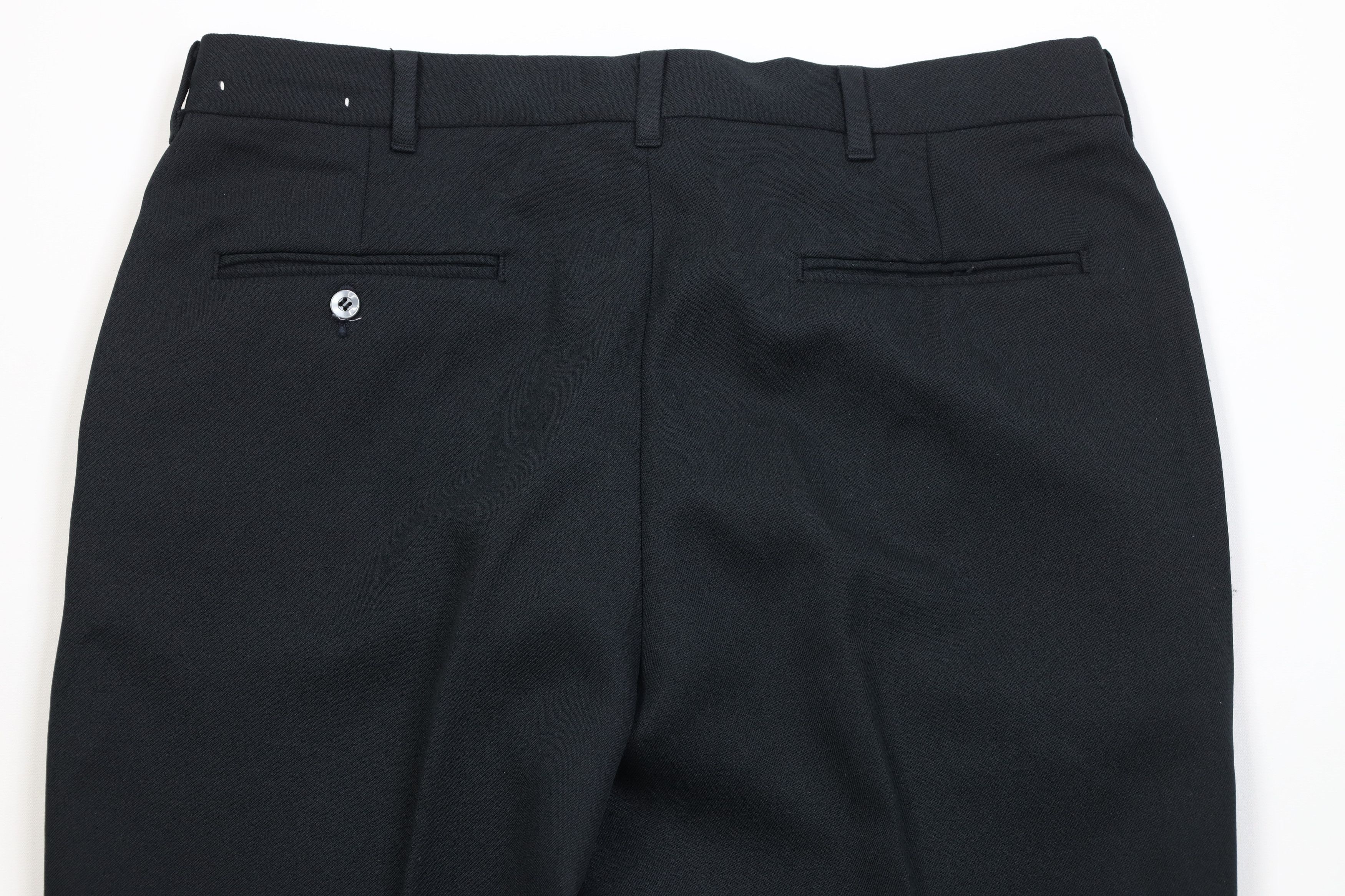 Vintage Vintage 70s Streetwear Flared Wide Leg Chino Pants Black USA Size US 34 / EU 50 - 10 Thumbnail