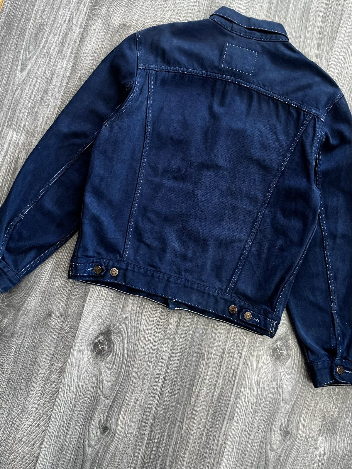 Levi's Vintage Clothing 90s Vintage Levis Navy Trucker Jacket Man M Size US M / EU 48-50 / 2 - 9 Thumbnail