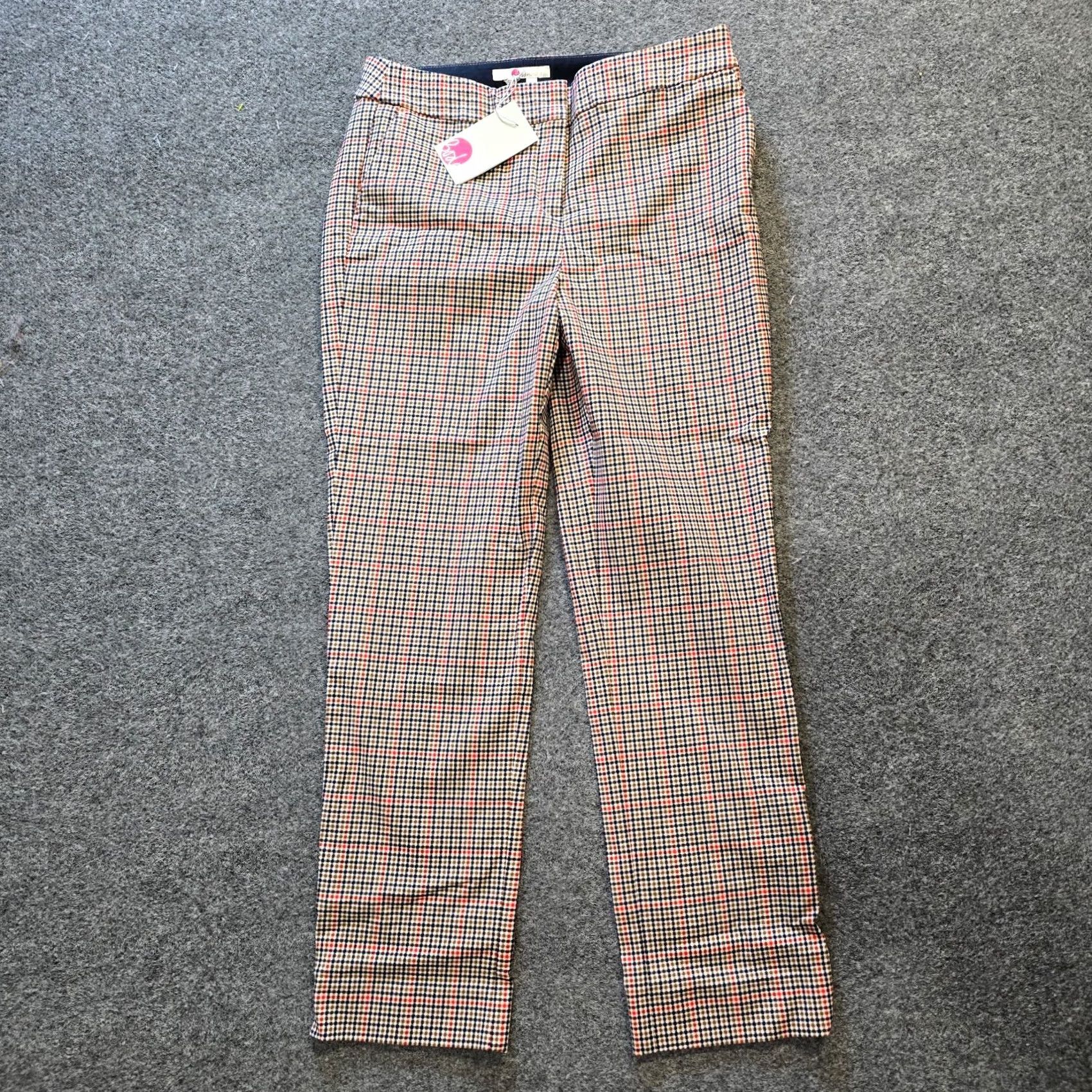 Boden Boden Pants Womens Size 6 Blue Red Plaid Ankle Career Preppy Classic Shirt? Size 28" / US 6 / IT 42 - 2 Thumbnail