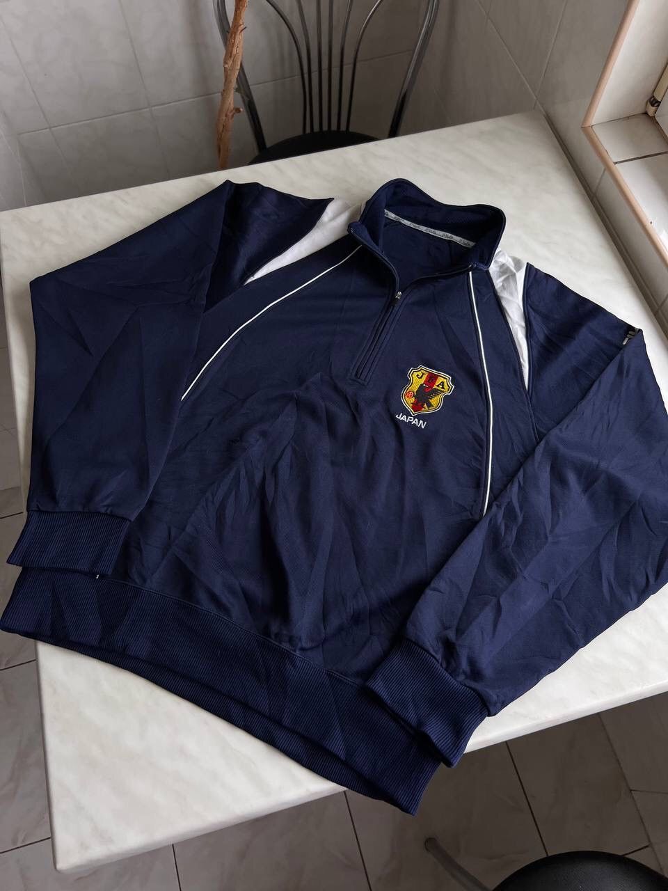Fila 80s/90s Fila Japan JFA Y2K Soccer Vintage Zip Sweatshirt 1/3 Size US M / EU 48-50 / 2 - 2 Thumbnail