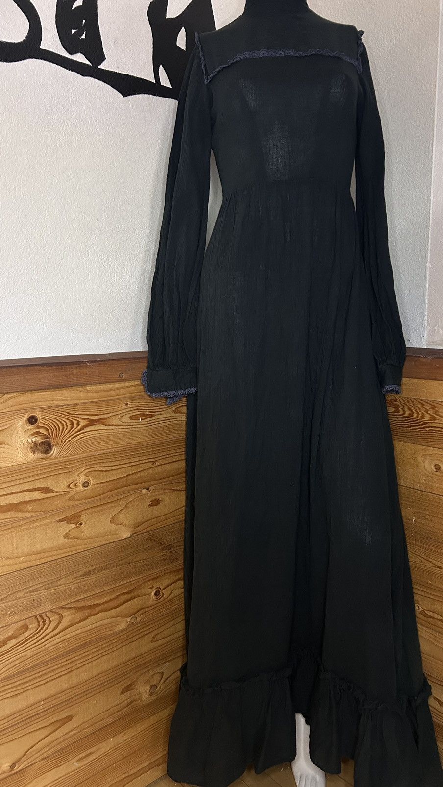Other Gothic Maiden Antique Gown Dark Grey Size S / US 4 / IT 40 - 10 Thumbnail