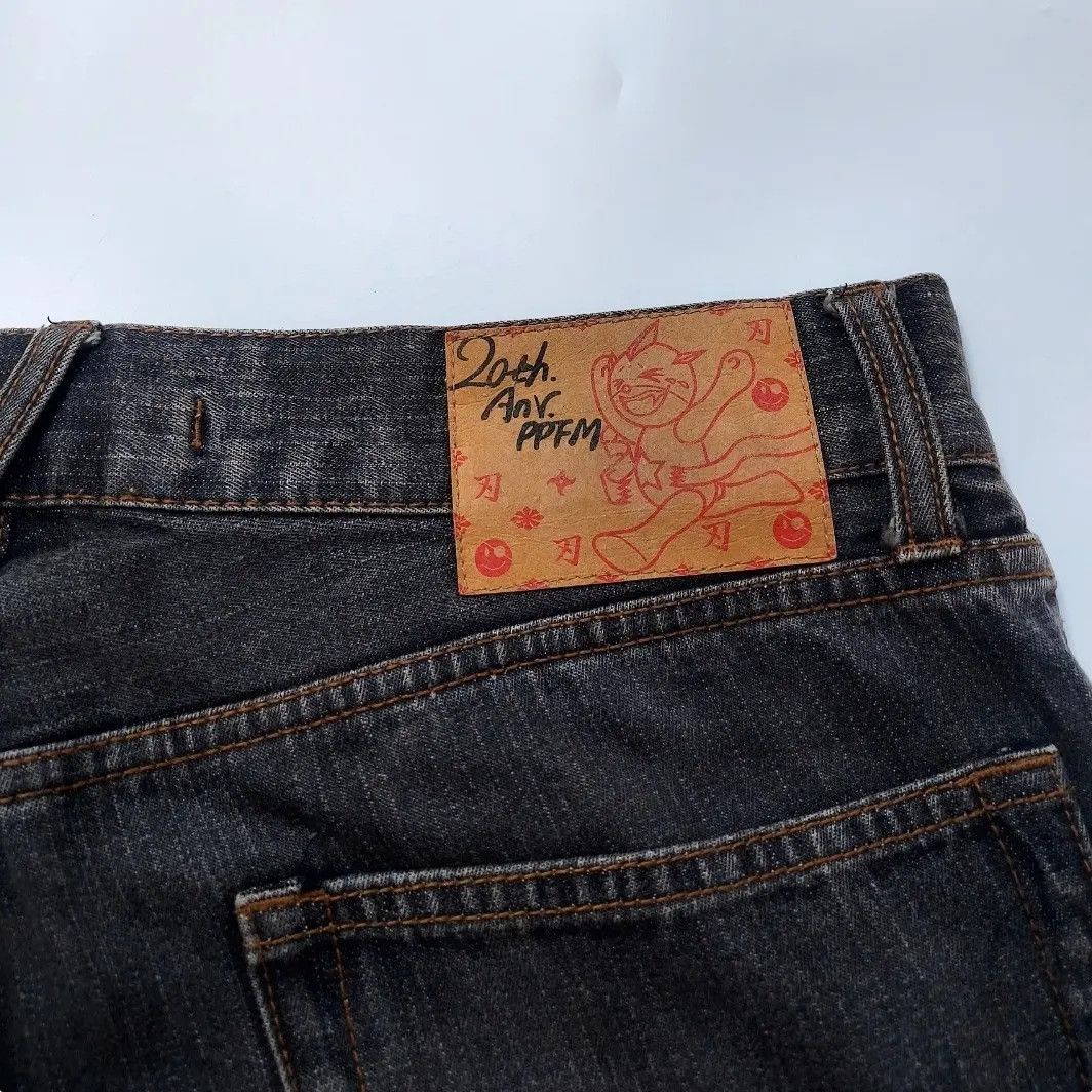 Designer × PPFM × Vintage Nice Design🔥Japanes Brand PPFM Anniversary 20Th Denim Pants Size US 32 / EU 48 - 7 Thumbnail