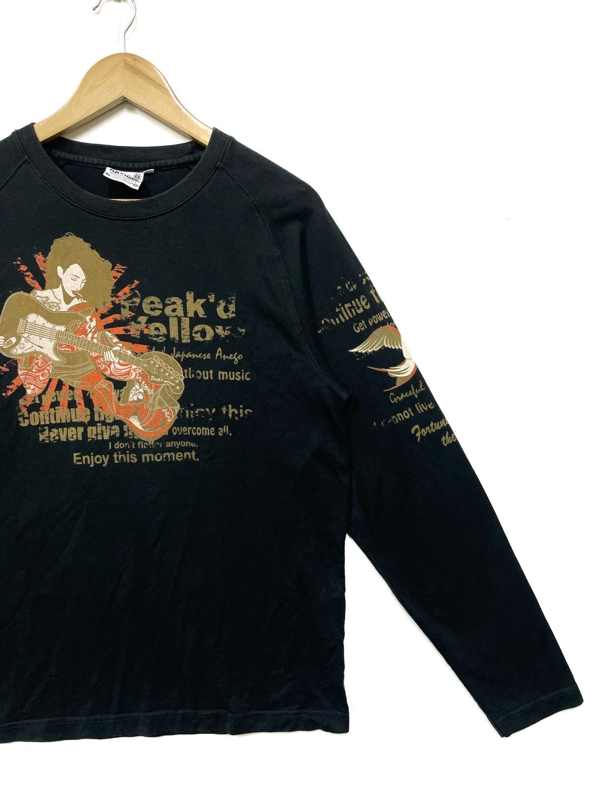 Band Tees Vintage Peak'd Yellow J-pop Size US M / EU 48-50 / 2 - 2 Thumbnail