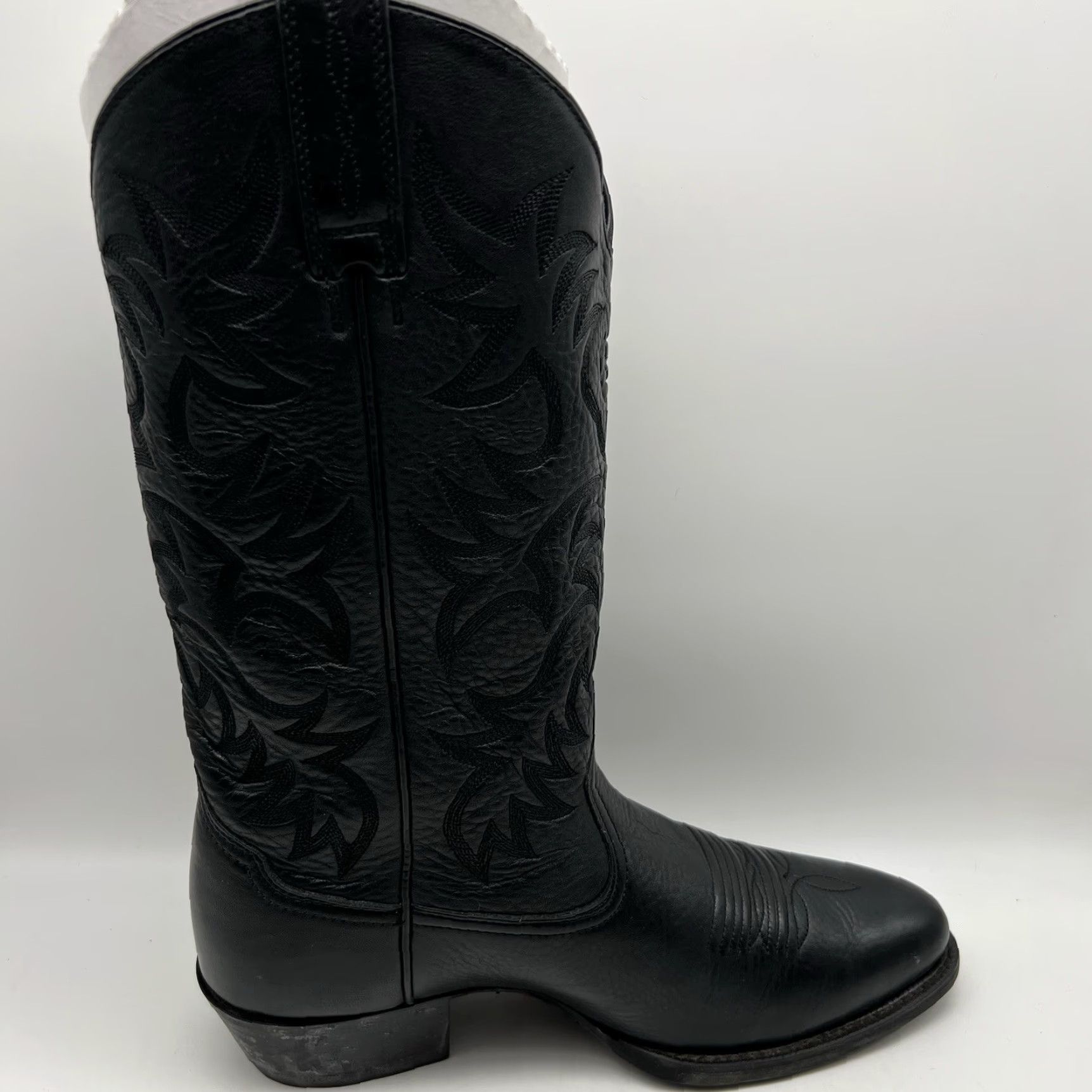 Ariat Ariat Heritage Western Boots Men Black Leather Pull-On Size 10 EE Size US 10 / EU 43 - 3 Thumbnail