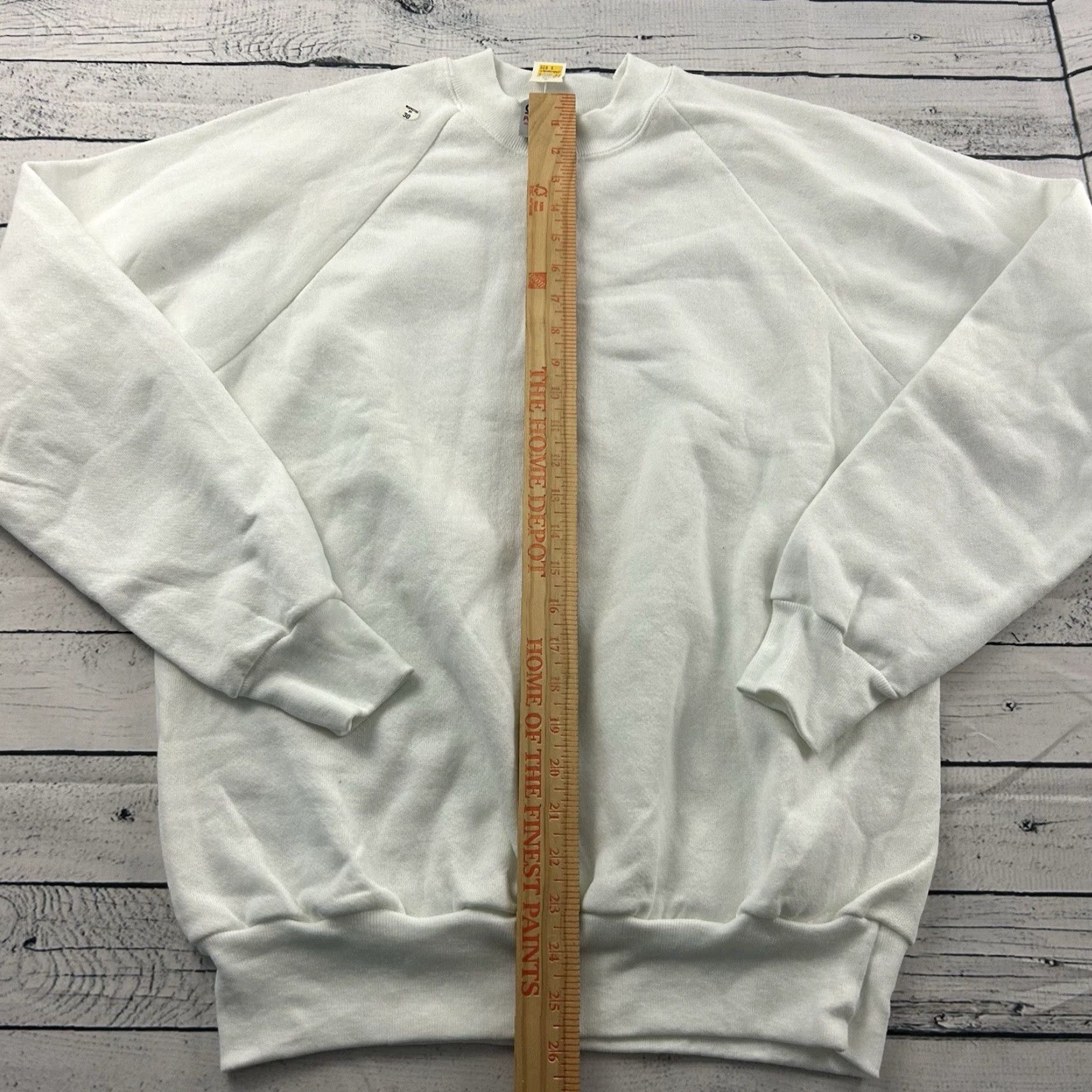 Vintage VINTAGE Oneita Sweatshirt Pullover Crewneck Men L White Size US L / EU 52-54 / 3 - 4 Thumbnail