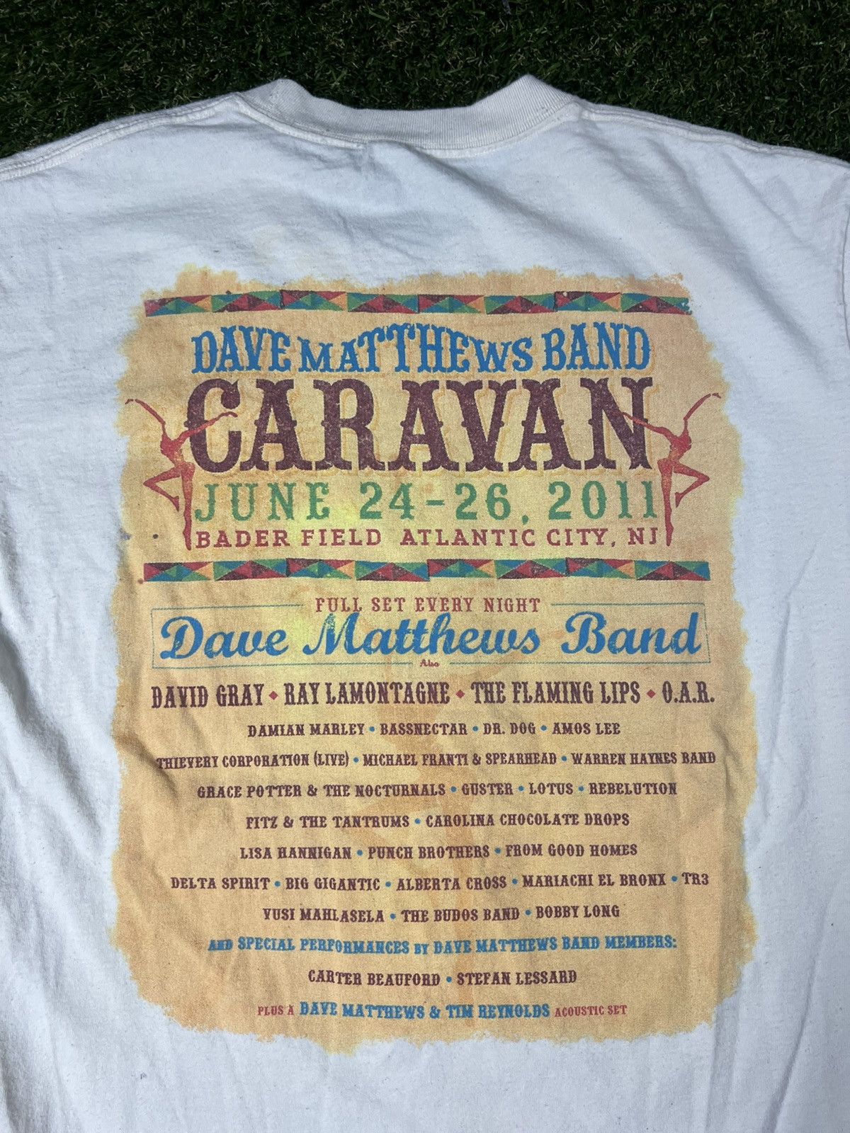 Band Tees Vintage Y2K Dave Matthew Band Caravan Festival Carnival Tee Size US M / EU 48-50 / 2 - 2 Thumbnail