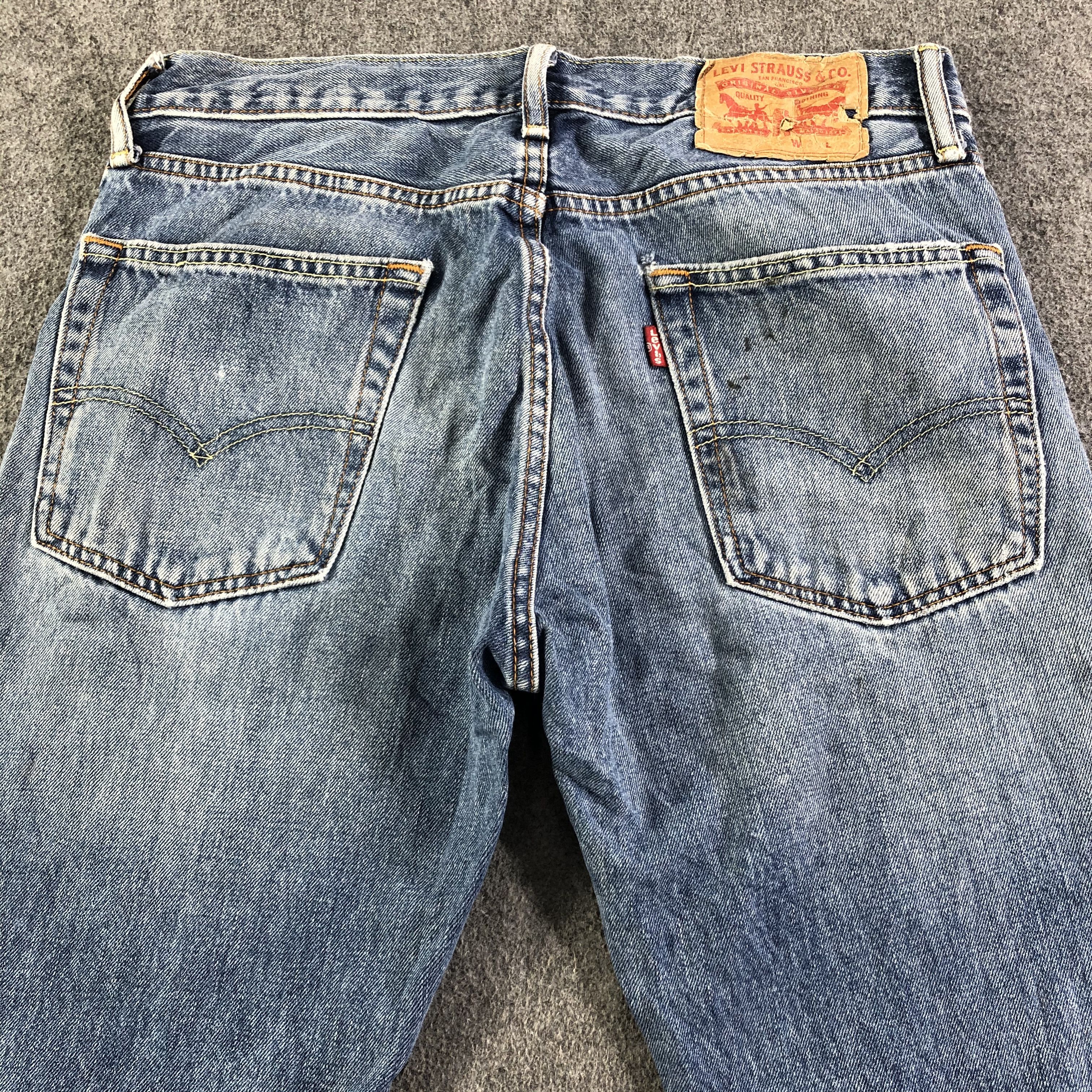 Levi's Vintage Blue Wash Levis 513 Jeans-J3049 Size US 31 - 3 Thumbnail
