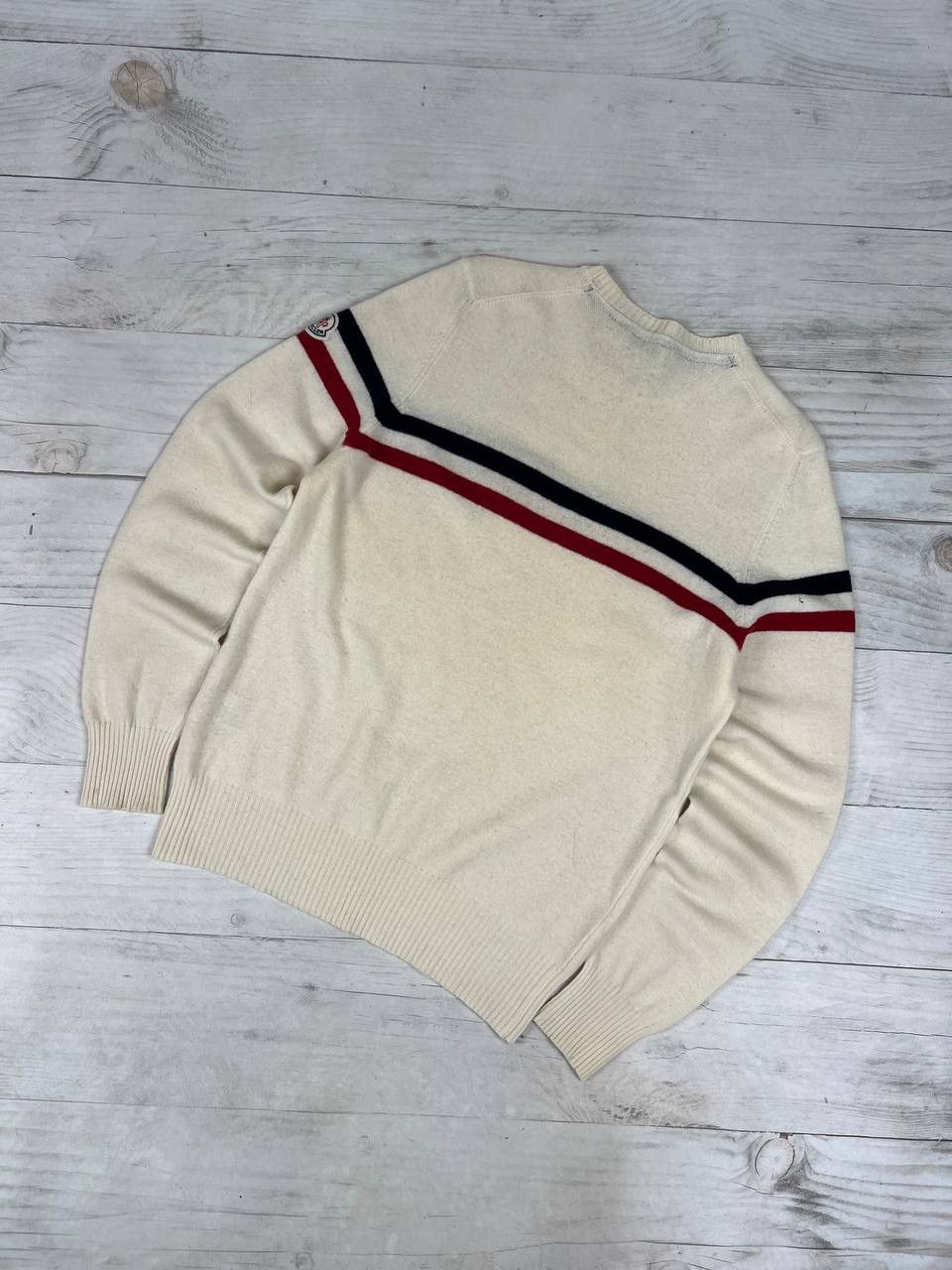 Moncler Vintage Moncler Wool Sweater Striped Size US M / EU 48-50 / 2 - 12 Thumbnail