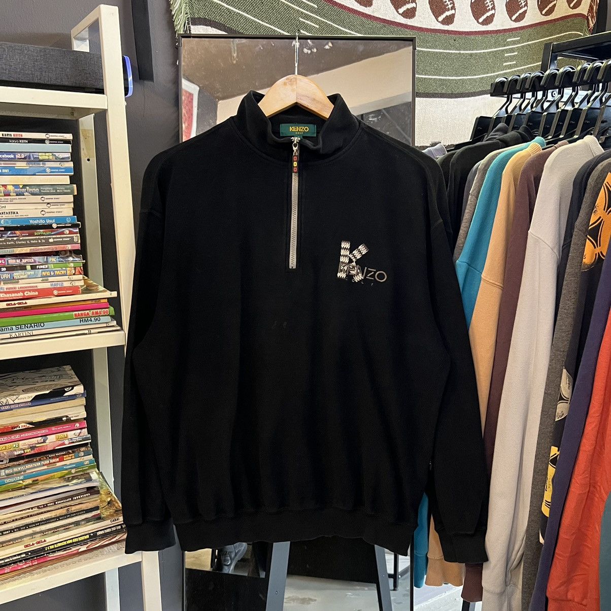Kenzo Vintage Kenzo Japan Half Zipper Size US L / EU 52-54 / 3 - 2 Thumbnail