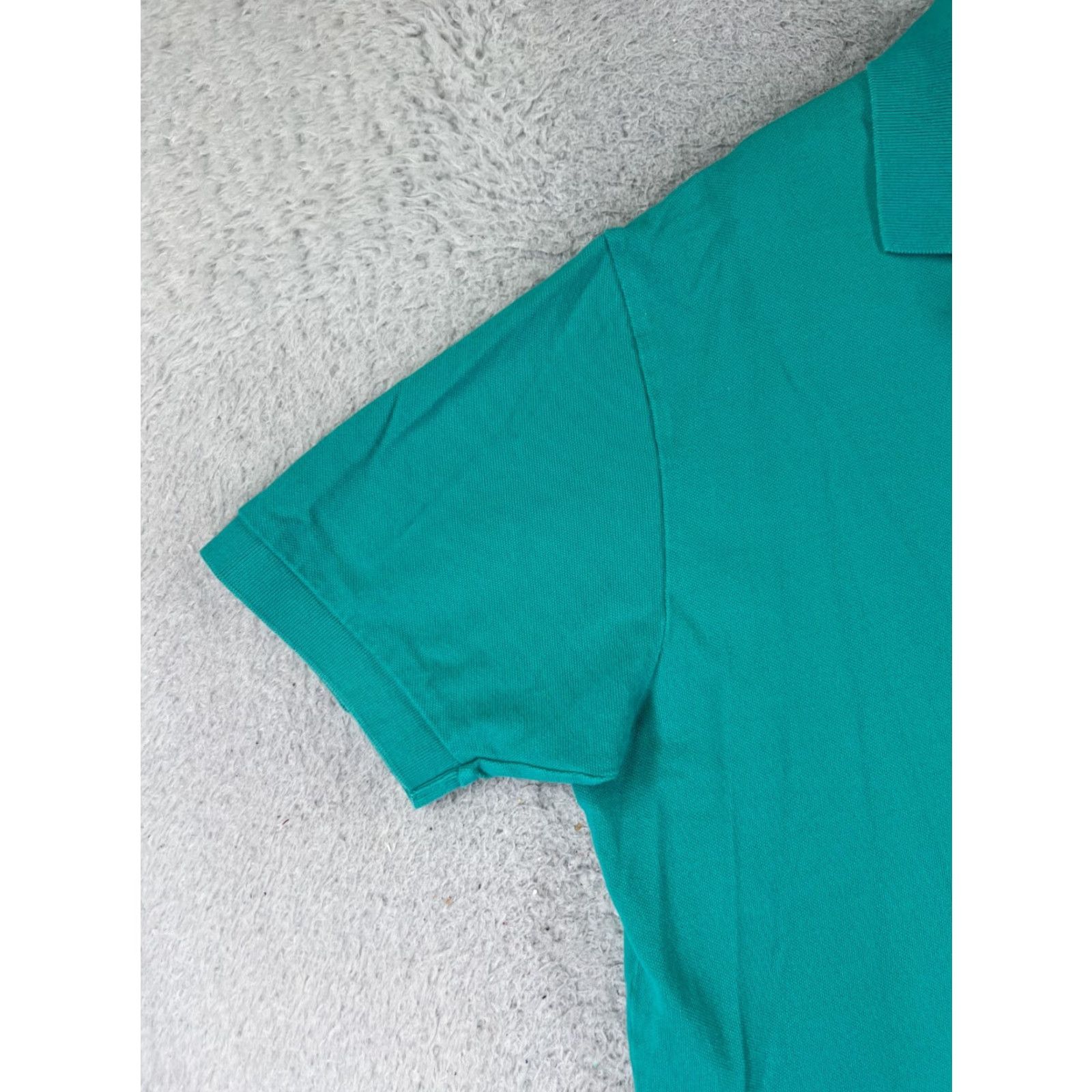 Ralph Lauren VINTAGE Ralph Lauren Polo Shirt Men XL Teal Green 100% Cotton Embroidered Logo Size US XL / EU 56 / 4 - 3 Thumbnail