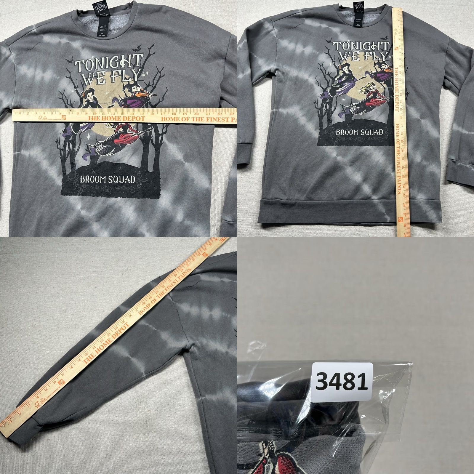 Disney Disney Hocus Pocus Broom Squad Halloween Spooky Sweater Womens Lg Size L / US 10 / IT 46 - 8 Thumbnail
