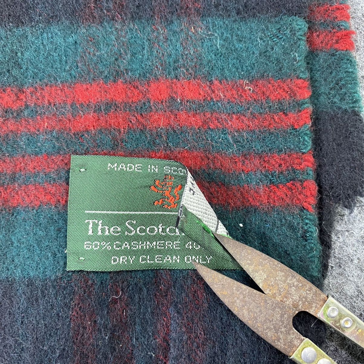 Vintage The Scotch House Scarf / Muffler / Neckwear - T1206 Size ONE SIZE - 6 Thumbnail