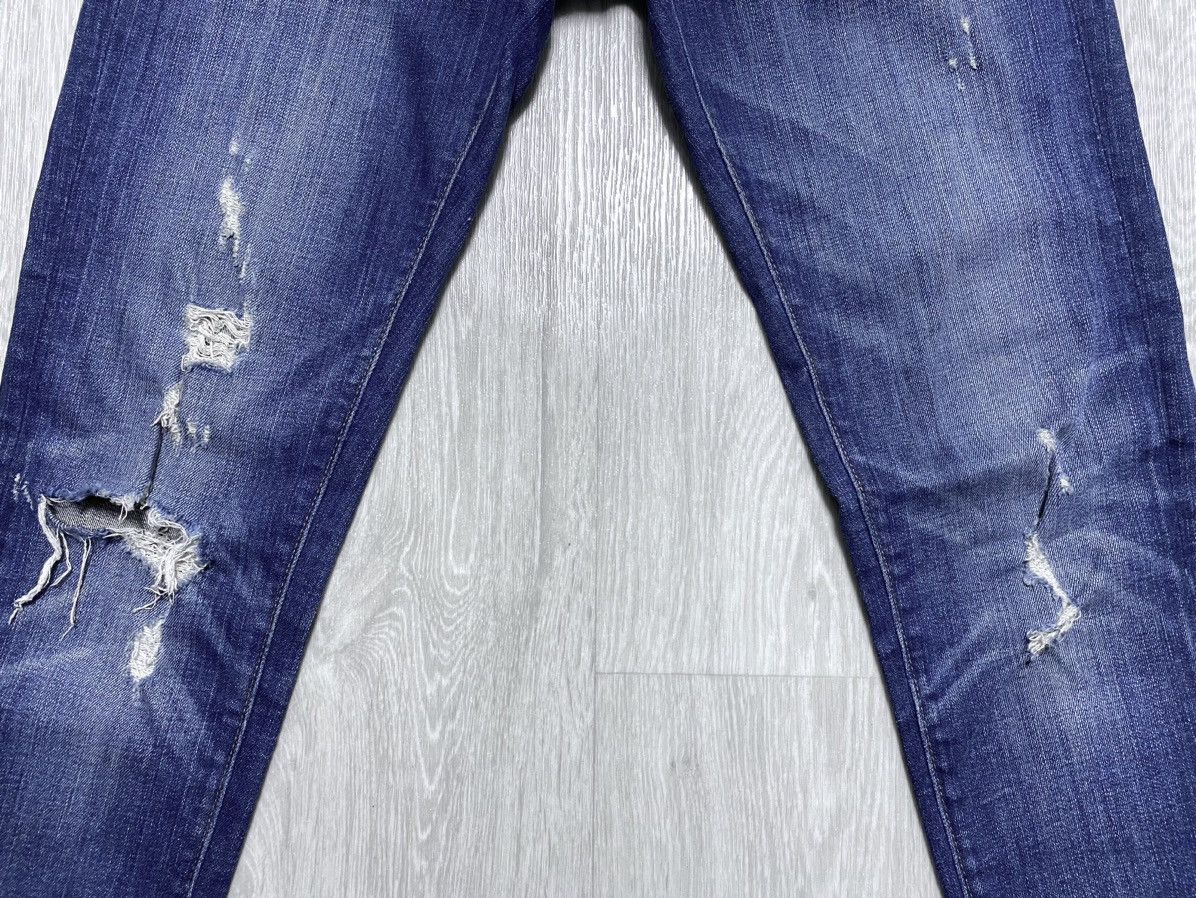 Denim & Supply Ralph Lauren DS RL Ralph Lauren Washed Torn Distressed Skinny Jeans Denim Size 27" / US 4 / IT 40 - 10 Thumbnail