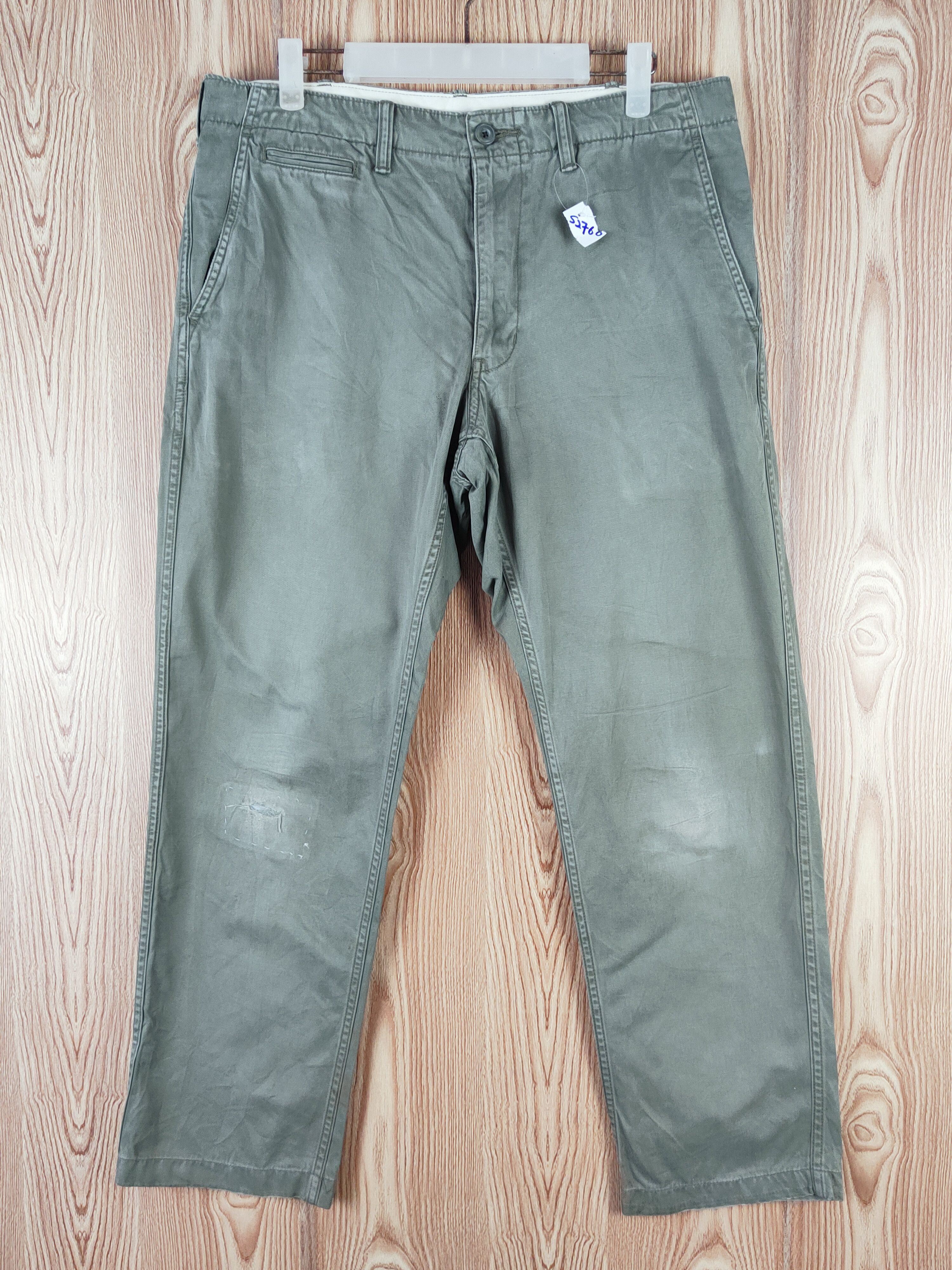 Japanese Brand × Vintage Uniqlo Green vintage japan Casual Pants #S2760 Size US 34 / EU 50 - 1 Thumbnail