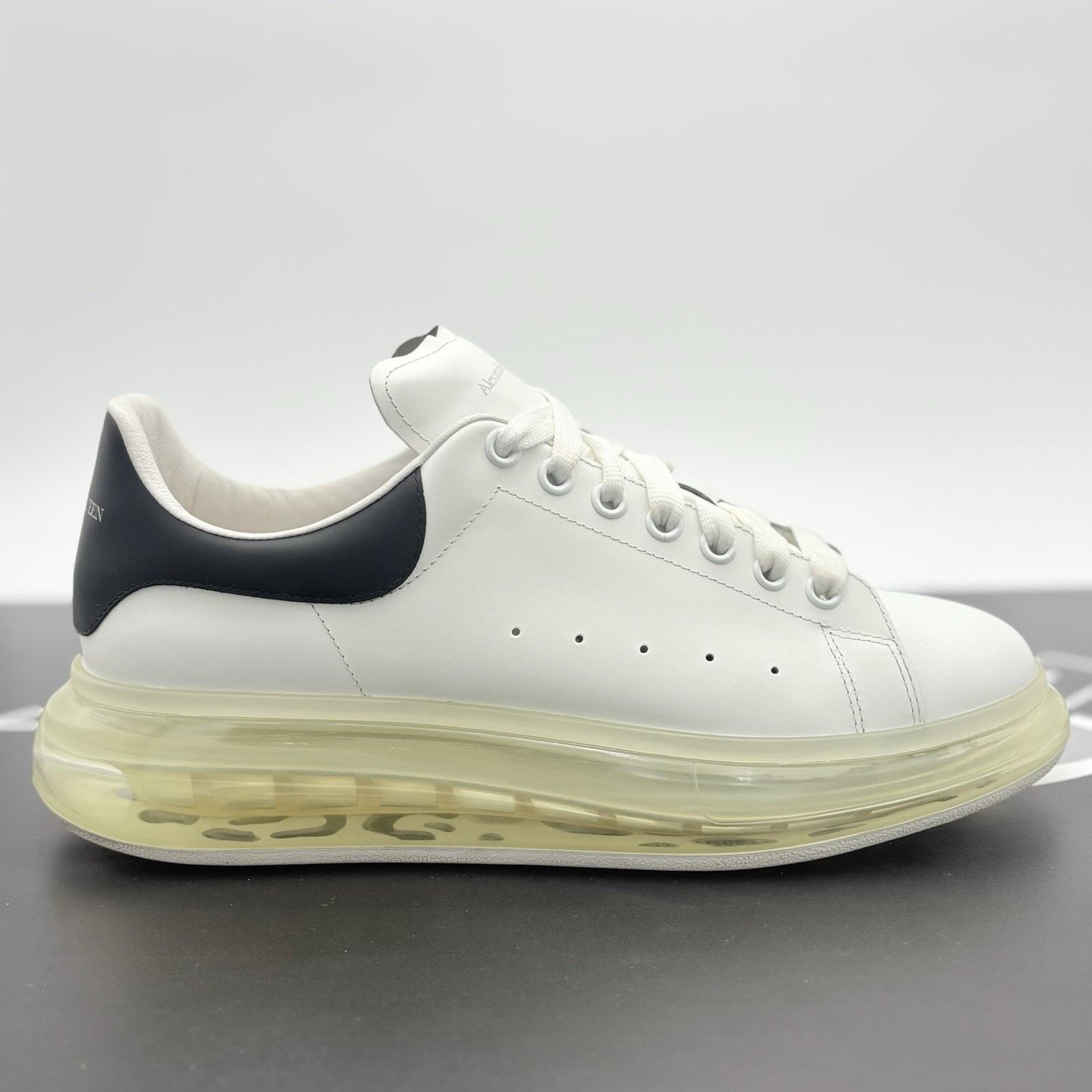 Alexander McQueen Alexander McQueen ' White Black ' | GOOD CONDITION! Size US 12 / EU 45 - 2 Thumbnail
