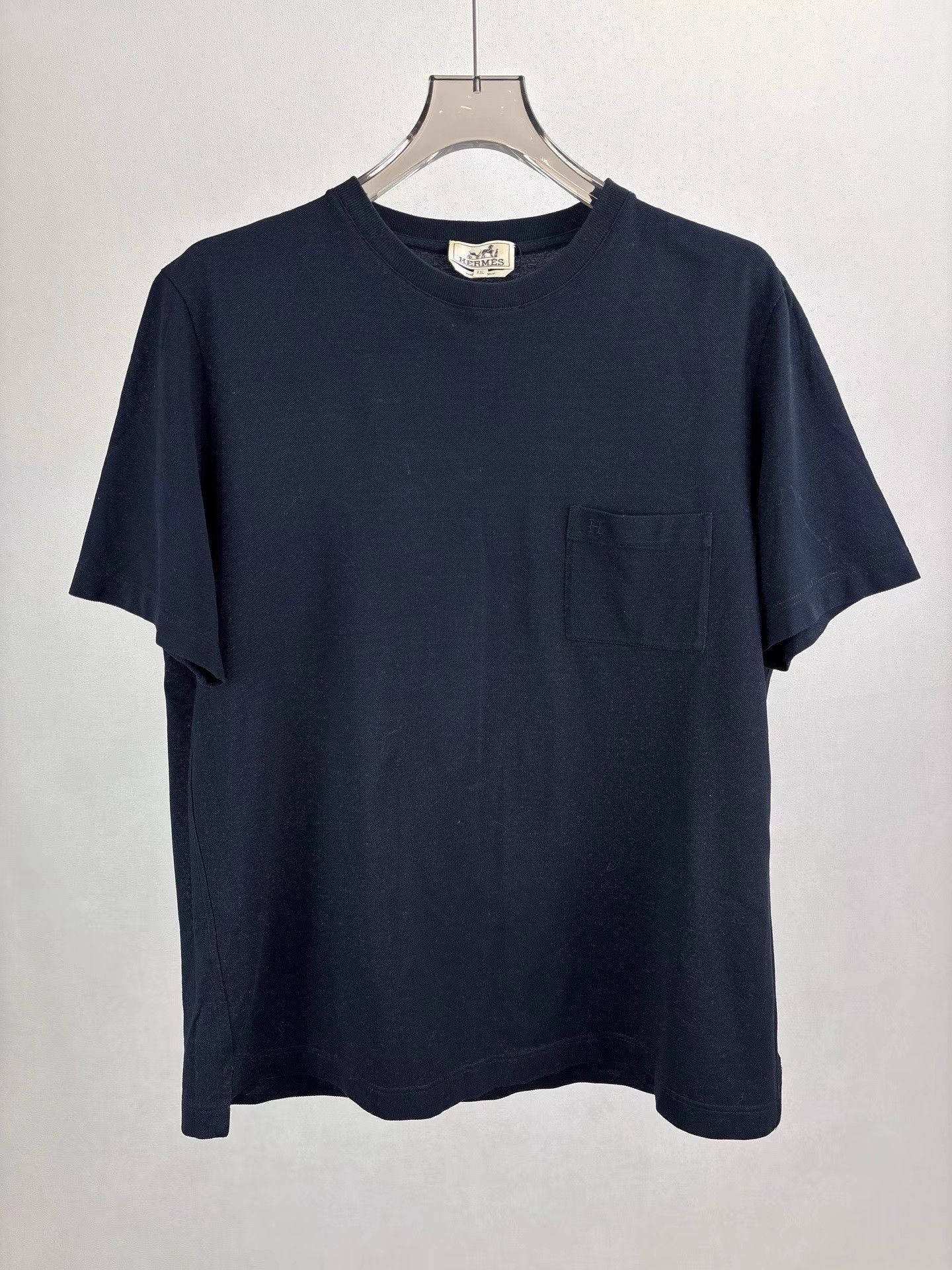 Hermes Black Short-Sleeve Pocket T-Shirt XXL Size US XXL / EU 58 / 5 - 1 Thumbnail