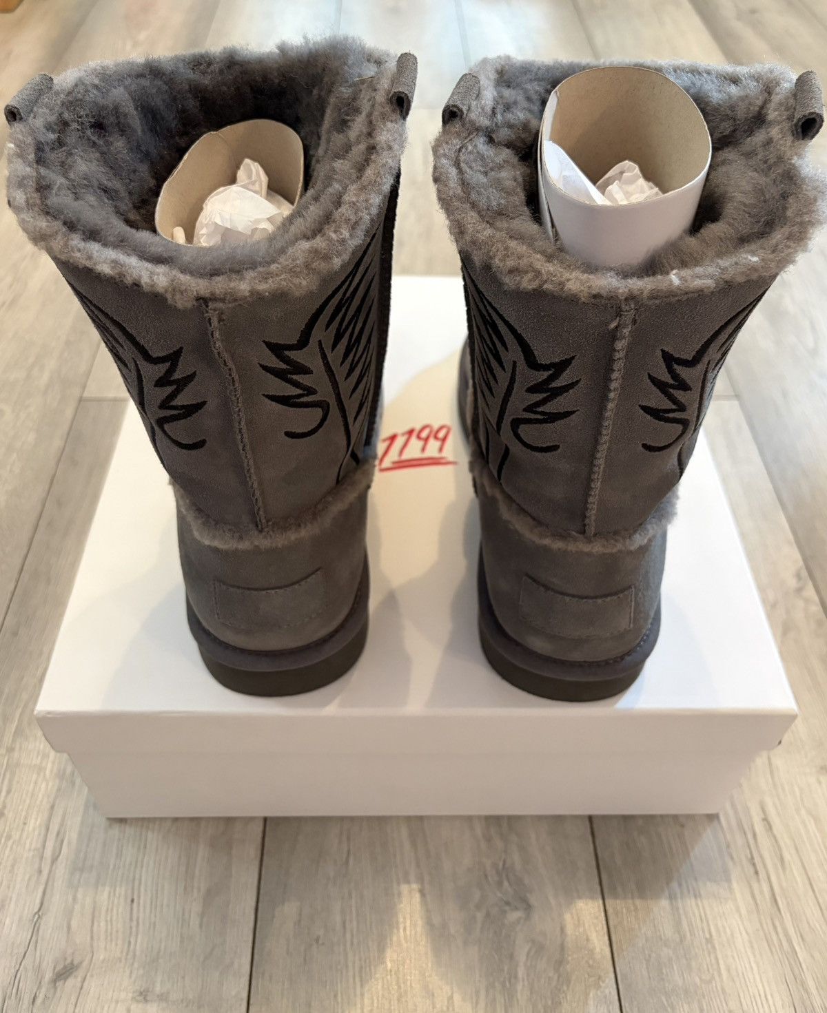 Other Bazo 1199 Cowboy Uggs v2 Grey - Size 42 EU Size US 9 / EU 42 - 6 Thumbnail