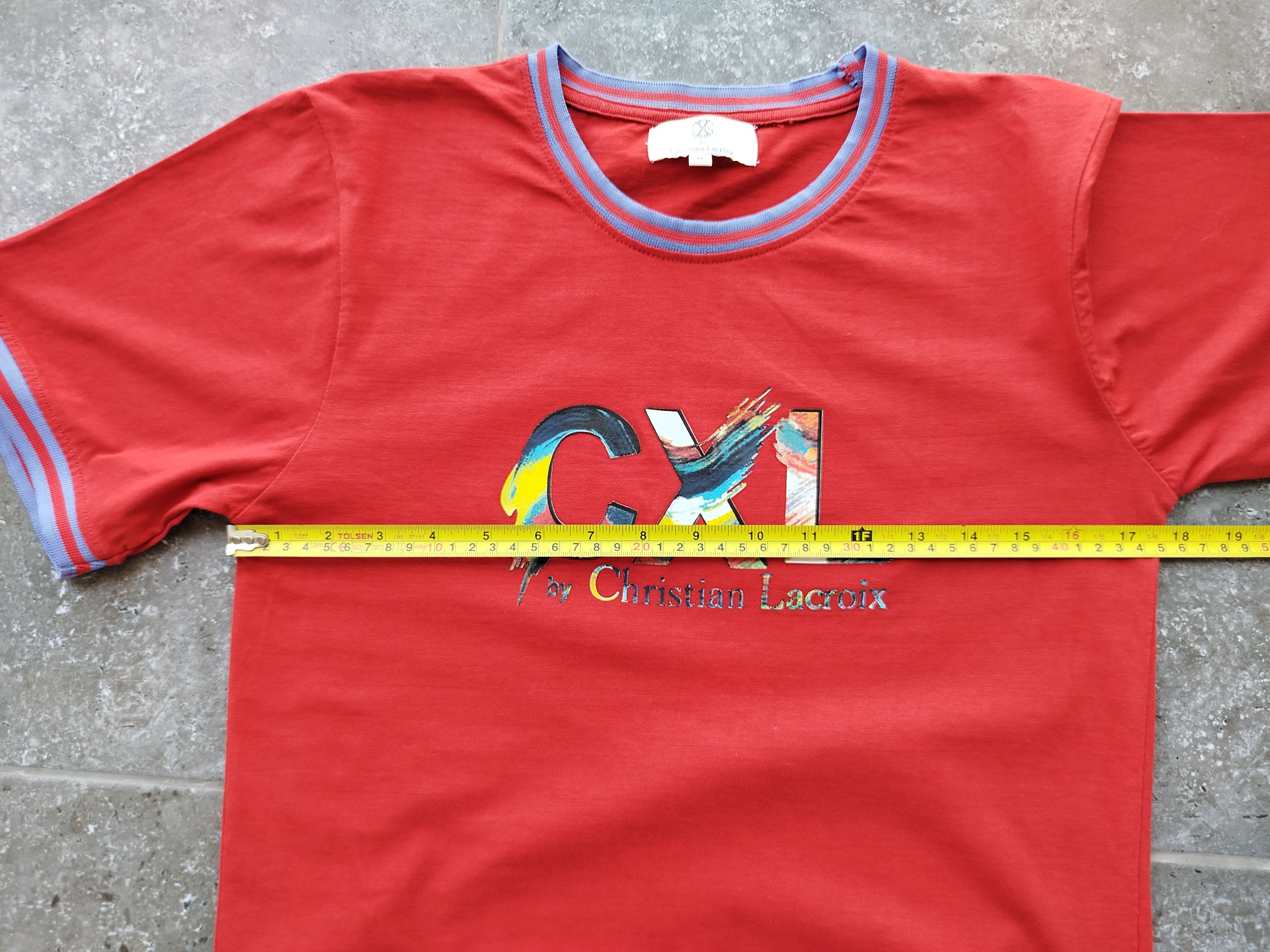 Christian Lacroix T-Shirt Top Short Sleeve Logo 100% Cotton Size M Size M / US 6-8 / IT 42-44 - 7 Thumbnail