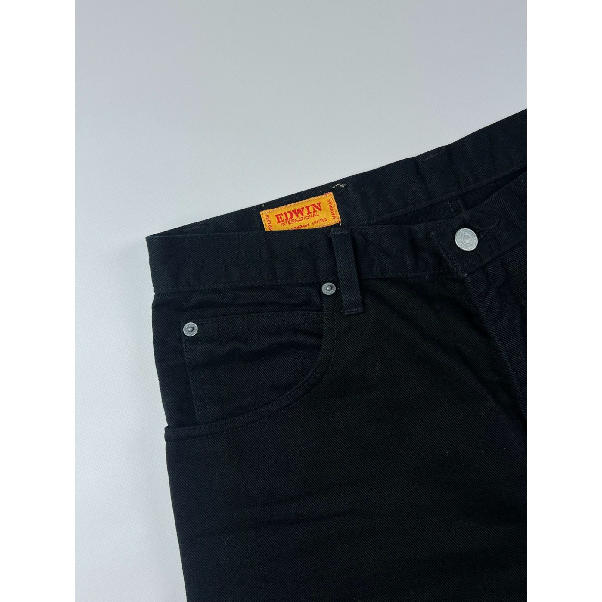 Edwin × Japanese Brand × Vintage Edwin Made In Japan Baggy Denim Jeans Size US 33 - 3 Thumbnail