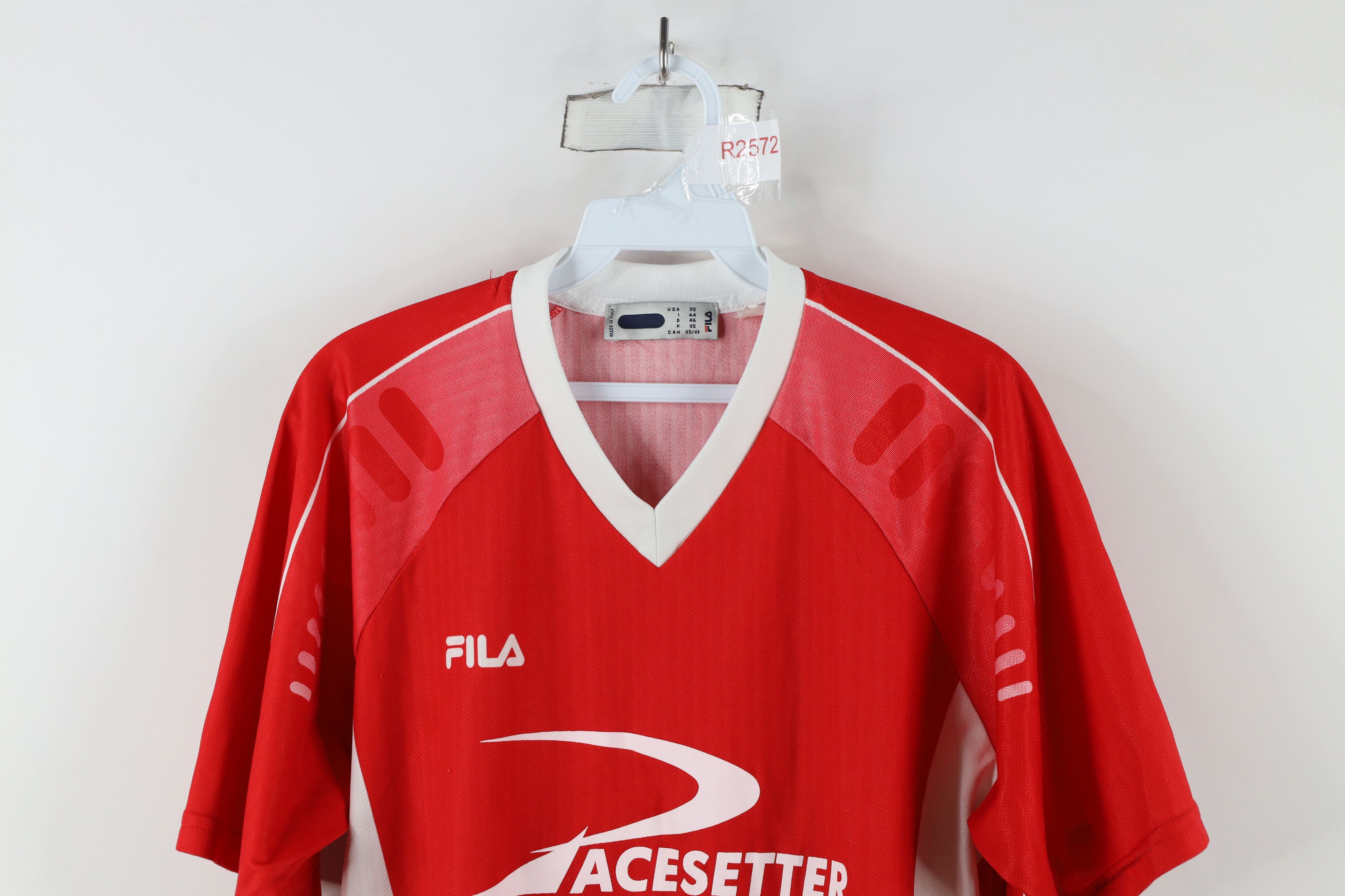 Fila × Vintage Vintage 90s Fila Striped Short Sleeve Soccer Jersey Shirt Size US XS / EU 42 / 0 - 2 Thumbnail