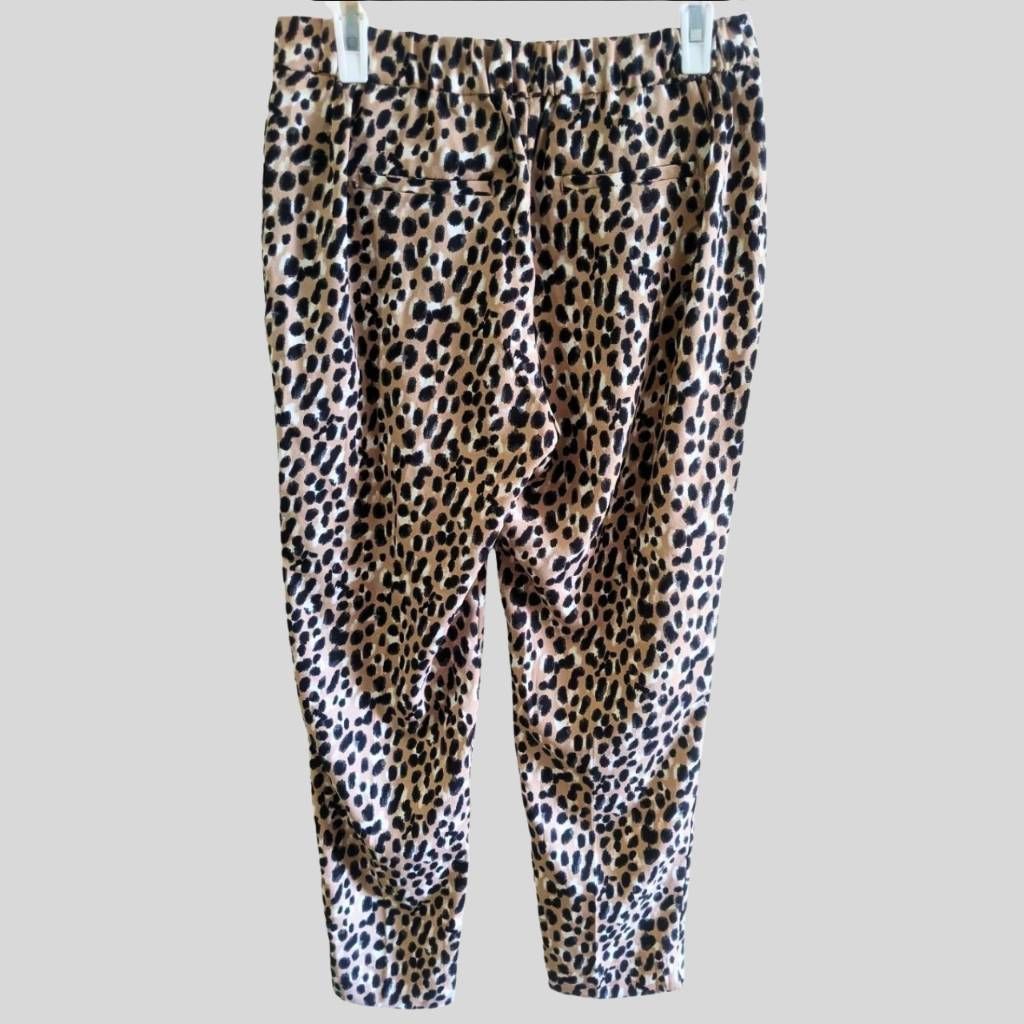 Banana Republic Banana Republic Factory Hayden Leopard Print Pants Size 4 Ta Size 27" / US 4 / IT 40 - 2 Thumbnail