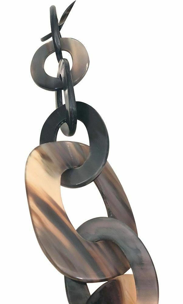 Designer Hand Made Textured Cow Horn Necklace Size ONE SIZE - 4 Thumbnail