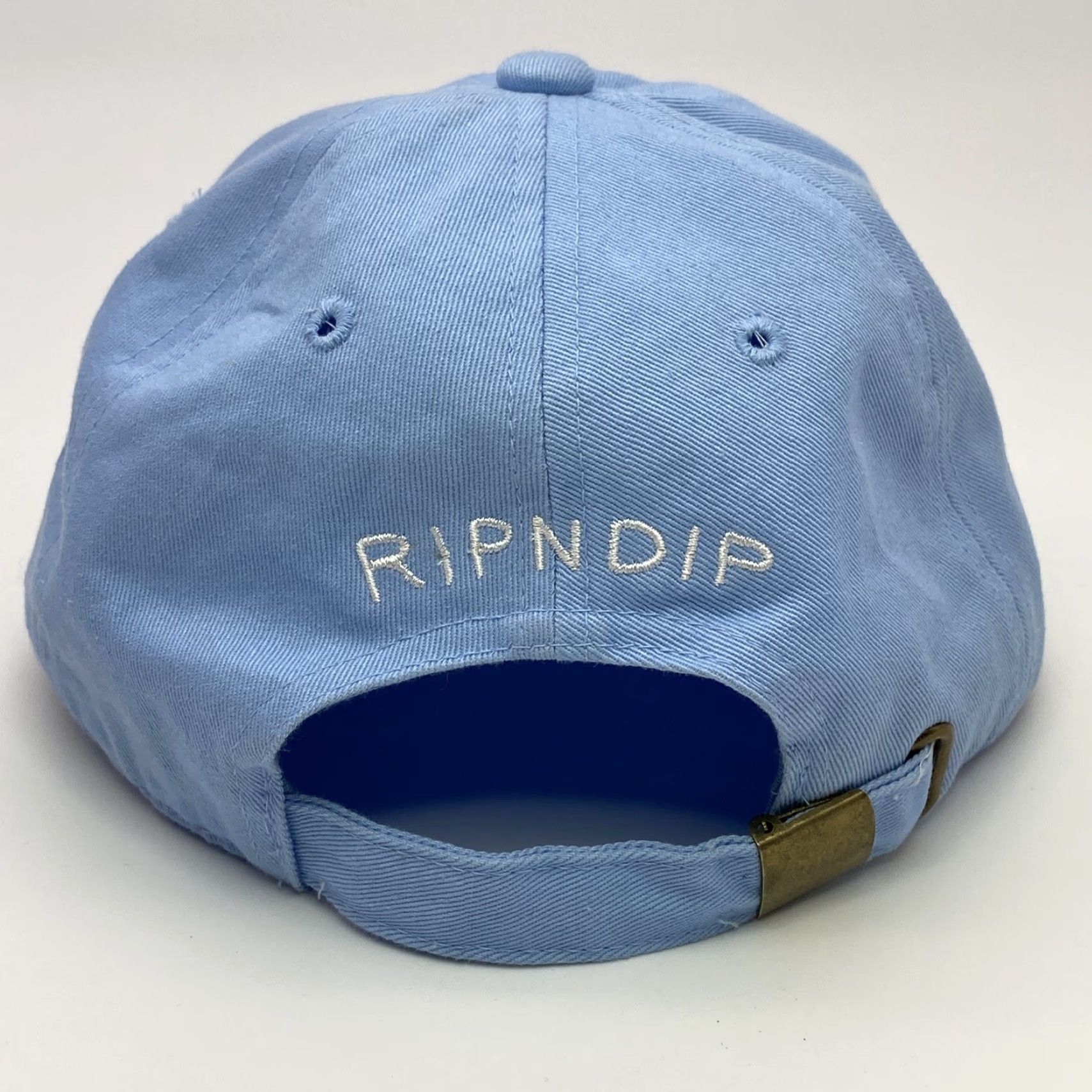 RIPNDIP RIPNDIP Baseball Cap Blue Lazy Cat Adjustable Strapback Skate Surf Summer Mens Size ONE SIZE - 3 Thumbnail