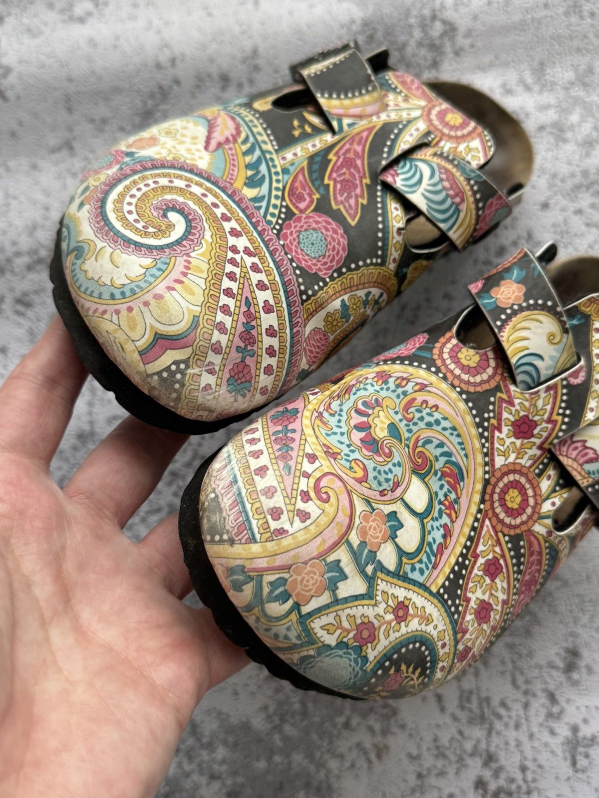 Birkenstock × Vintage Vintage Birkenstock Boston x Papillio Sandals Size US 8 / IT 38 - 10 Thumbnail
