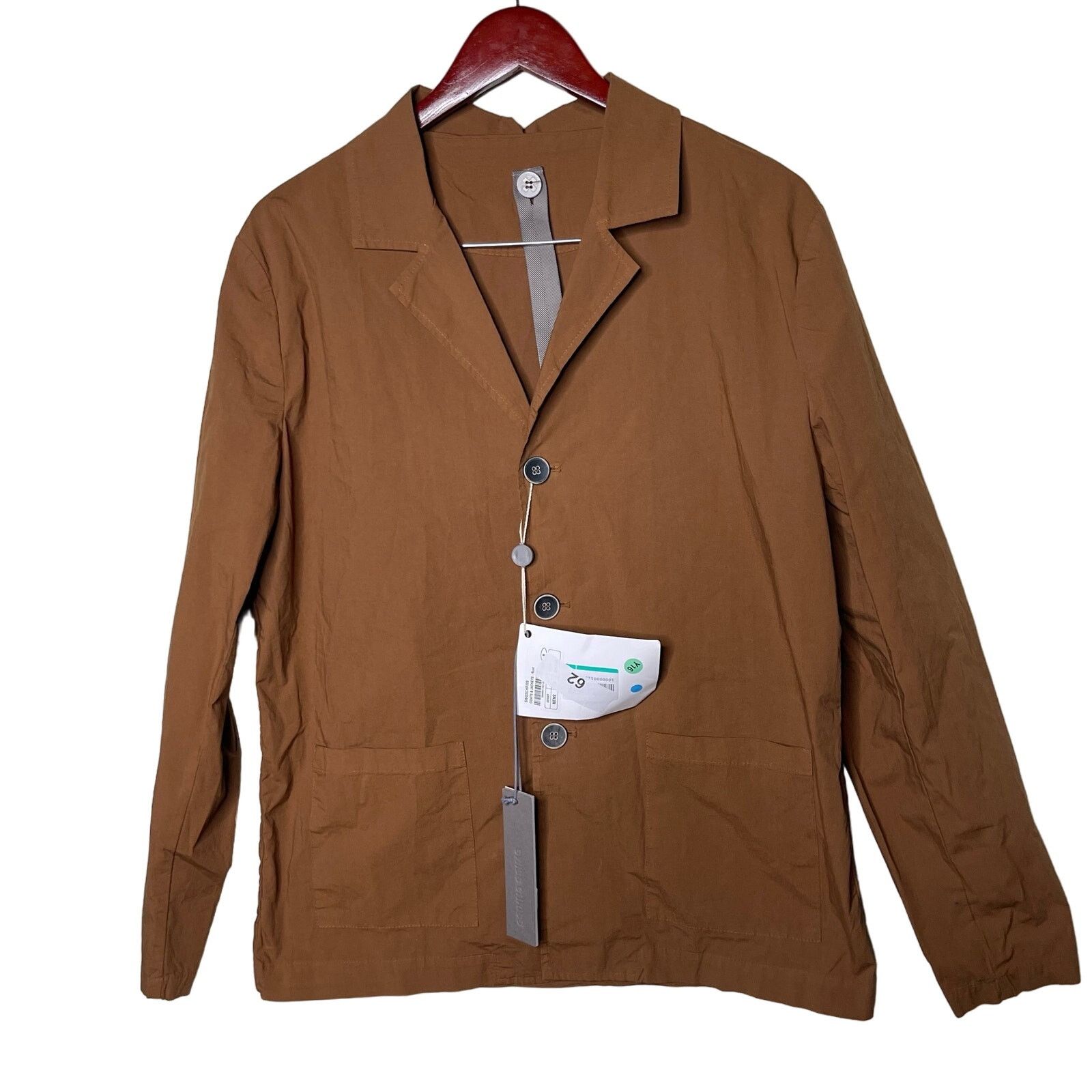 Other Swiss Chriss Long Sleeve Blazer Sport Jacket Brown M NEW Size US M / EU 48-50 / 2 - 1 Thumbnail
