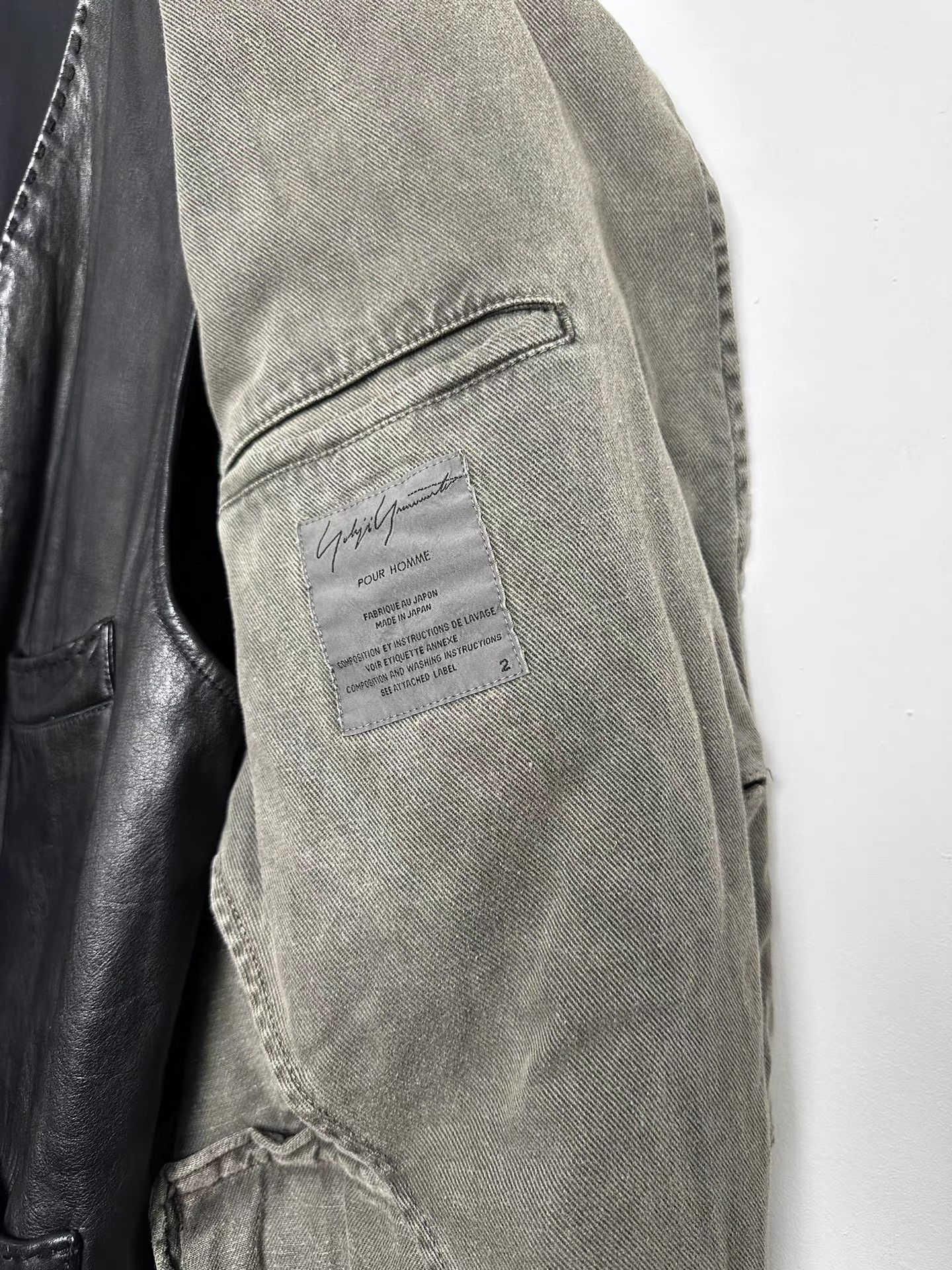Yohji Yamamoto yohji yamamoto pour homme Dyed Boiled Wool Blazer K20 Size US M / EU 48-50 / 2 - 7 Thumbnail