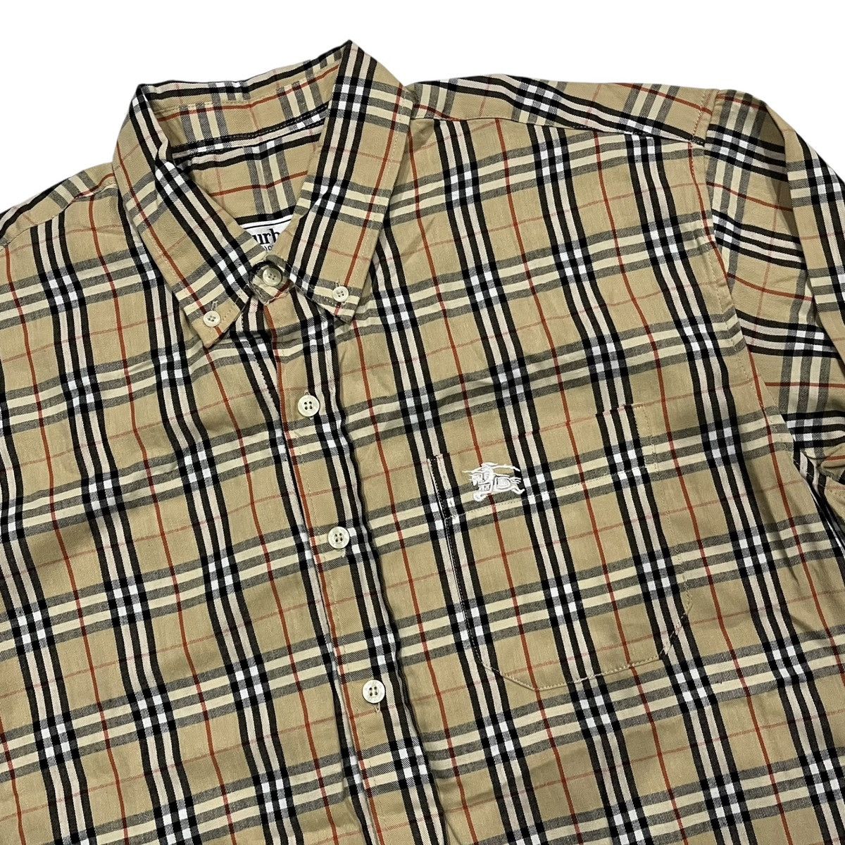 Burberry × Vintage Vintage Burberrys Novacheck Shirt Size US XL / EU 56 / 4 - 3 Thumbnail