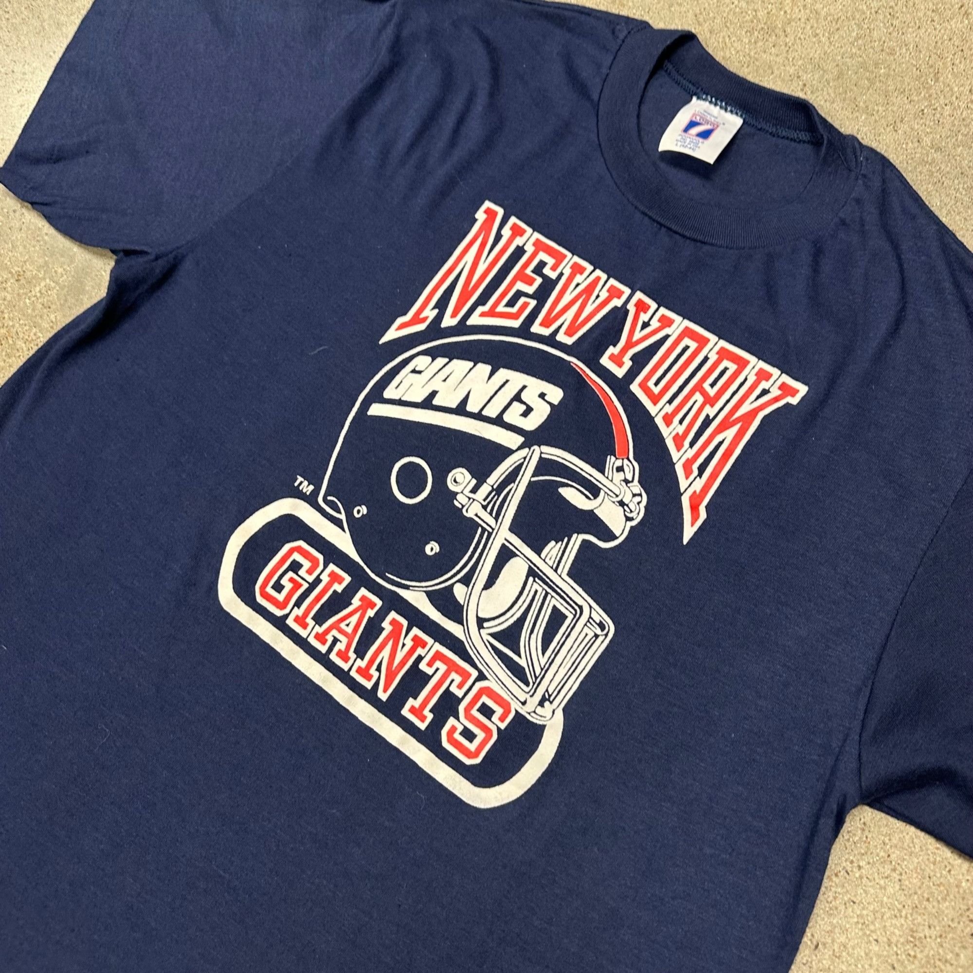 NFL × Vintage Vintage 80s New York Giants NFL Shirt Size US M / EU 48-50 / 2 - 2 Thumbnail