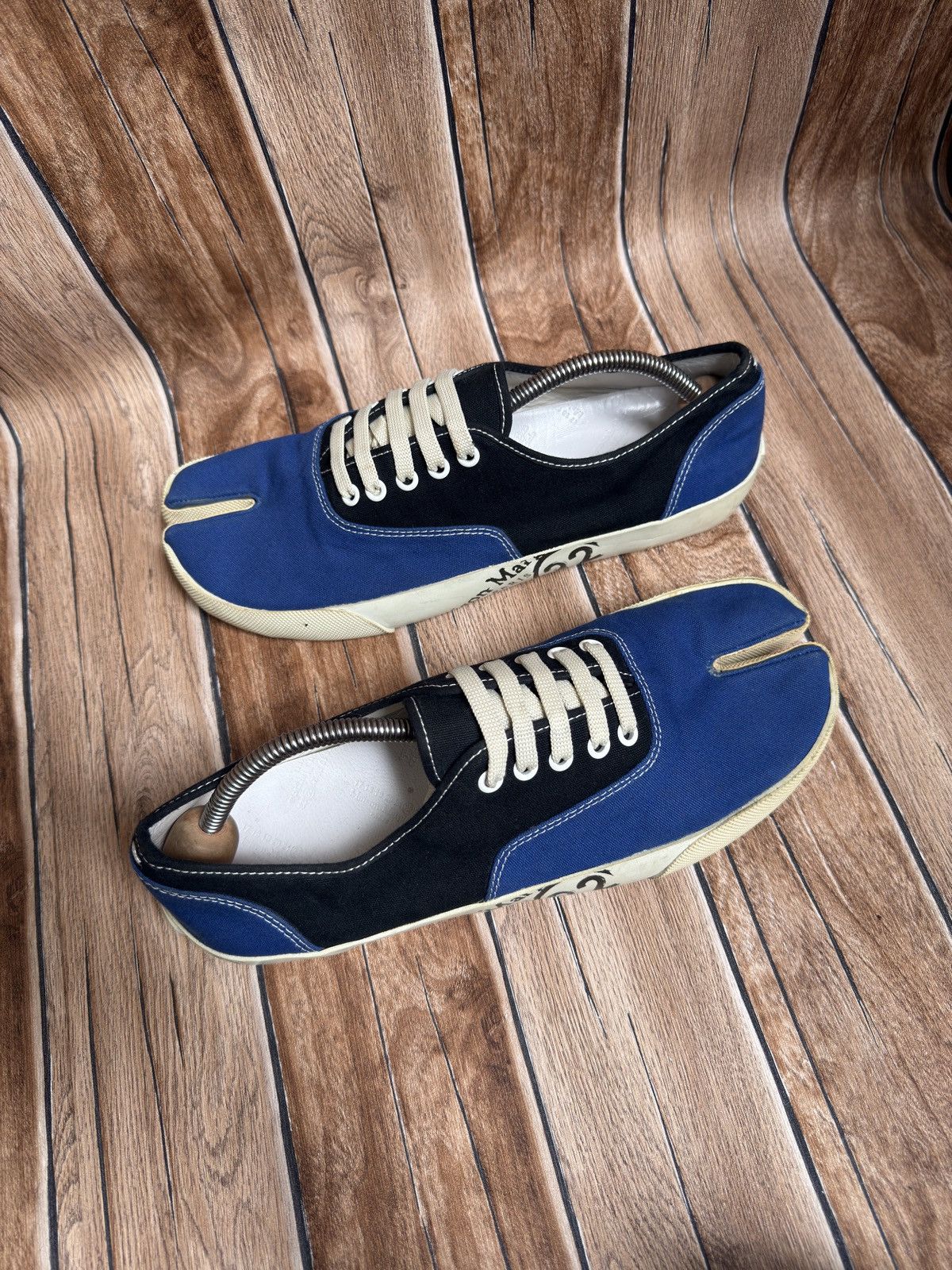 Maison Margiela Ss19 Tabi canvas sneakers Size US 8.5 / EU 41-42 - 8 Thumbnail