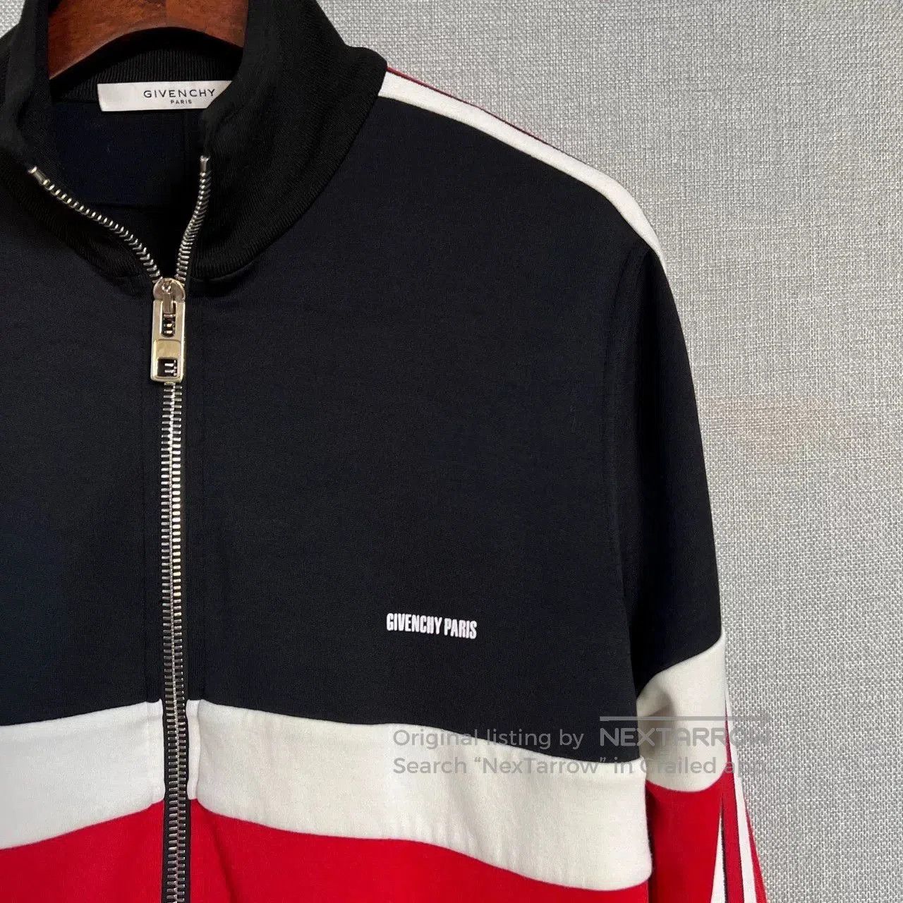 Givenchy Givenchy Black Red Logo Jacket. Size M / US 6-8 / IT 42-44 - 3 Thumbnail