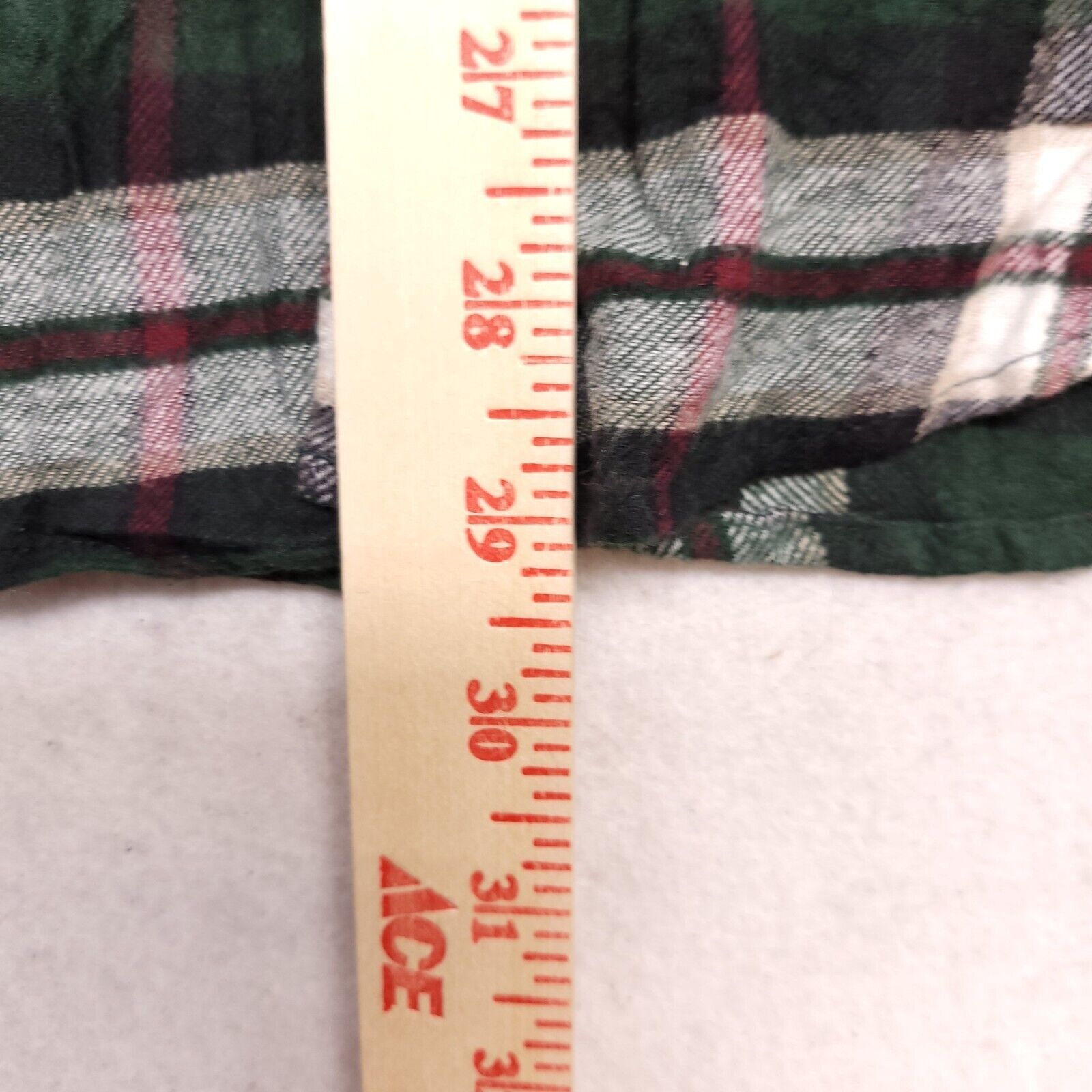 Croft & Barrow Croft & Barrow Tartan Flannel Shirt Mens Size Large L Green Size US L / EU 52-54 / 3 - 7 Thumbnail