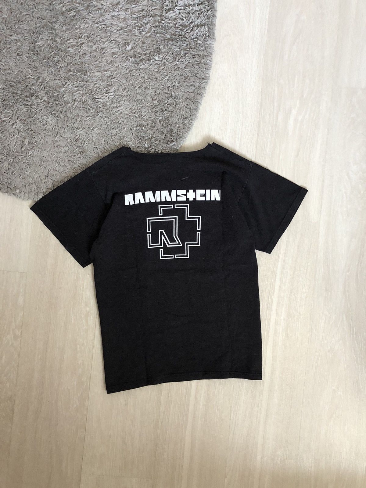 Band Tees × Vintage Vintage Rammstein Rosenrot Distressed T Shirt Size US M / EU 48-50 / 2 - 3 Thumbnail
