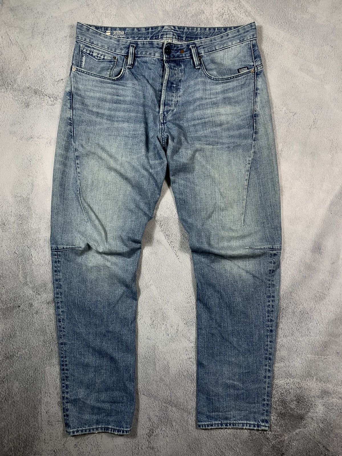 G-Star × Vintage Vintage Y2K G-star Scutar tapered jeans streetwear size 34 Size US 34 / EU 50 - 2 Thumbnail