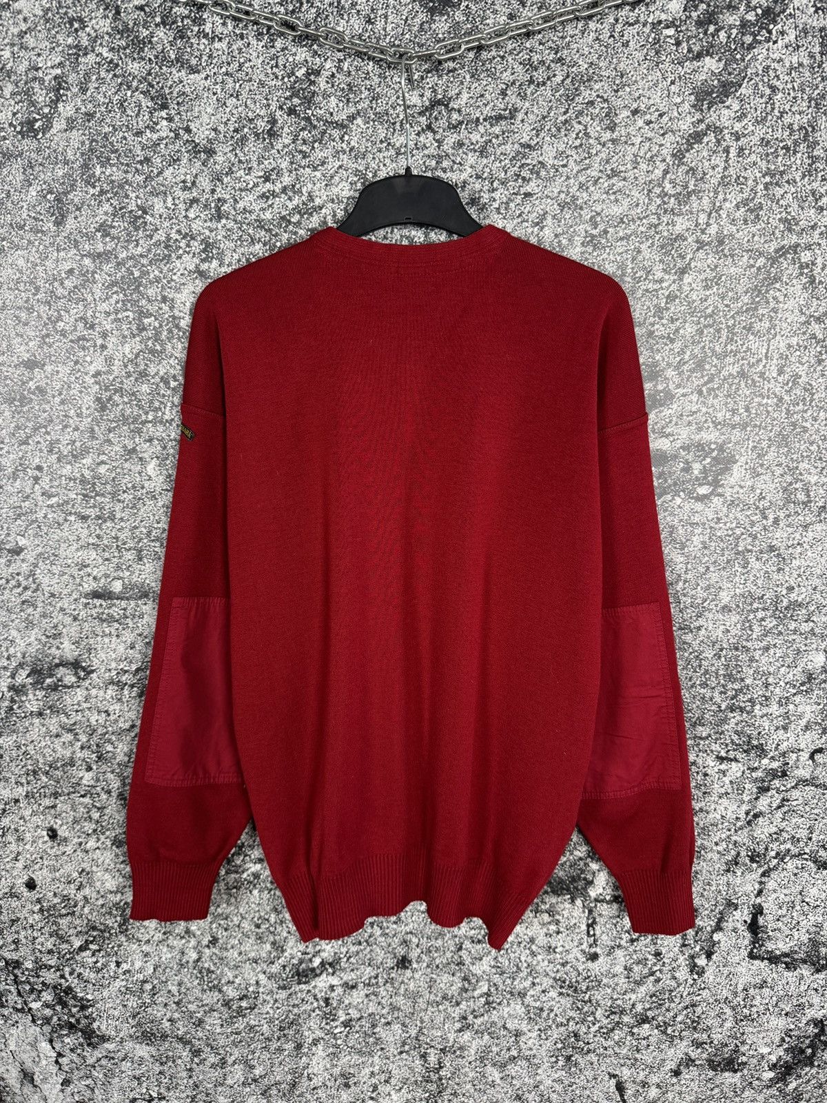 Paul & Shark Paul Shark Wool Sweater Red Henley Knit Made In Italy XL Size US XL / EU 56 / 4 - 11 Thumbnail