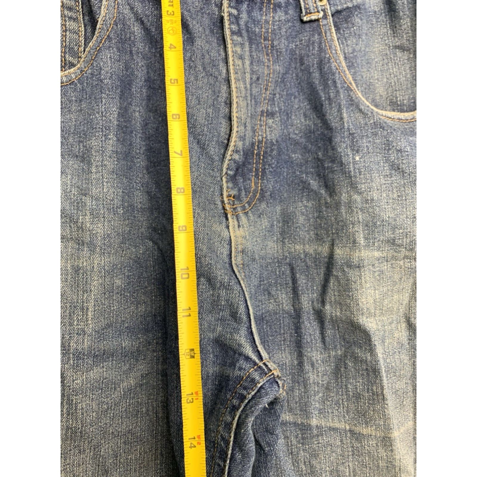Enyce VINTAGE Enyce Jeans Men 36x30 Denim Wide Leg Baggy Hip Hop Skater 80s 90s Y2K Casual Size US 36 / EU 52 - 6 Thumbnail